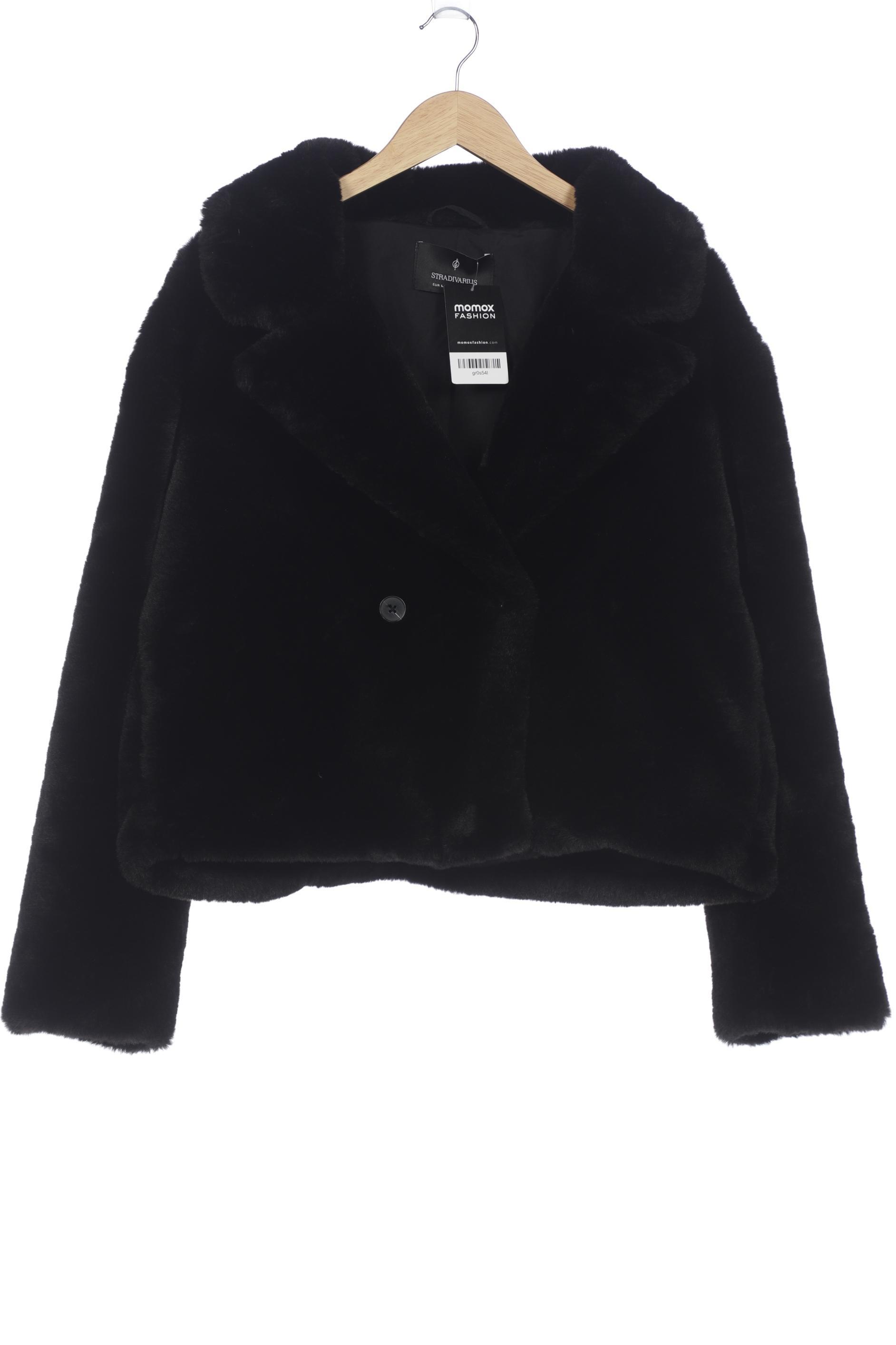 

Stradivarius Damen Jacke, schwarz, Gr. 42