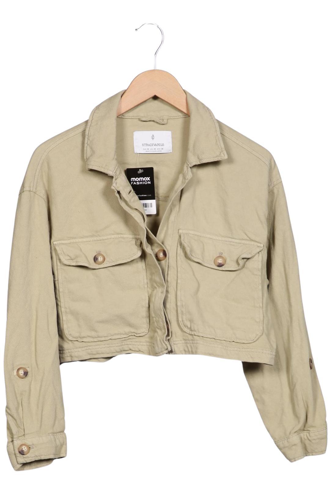 

Stradivarius Damen Jacke, beige, Gr. 38