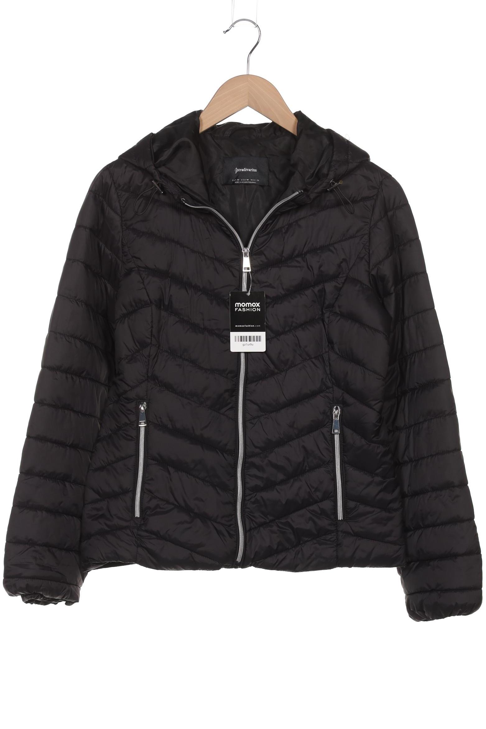 

Stradivarius Damen Jacke, schwarz, Gr. 38
