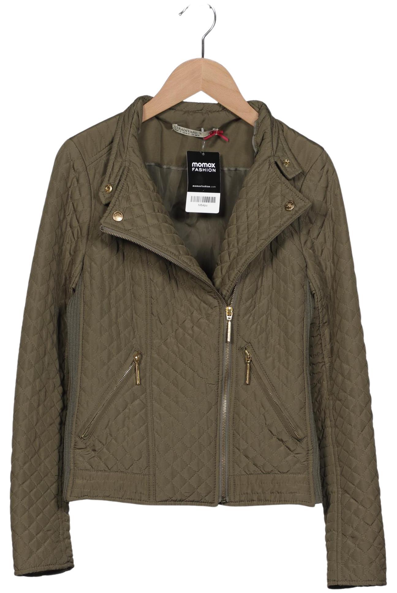 

Stradivarius Damen Jacke, grün, Gr. 36