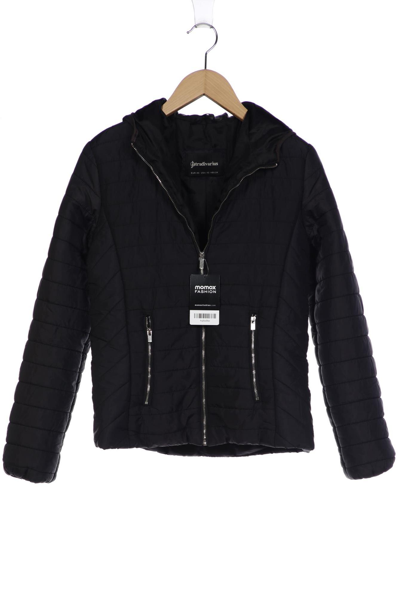

Stradivarius Damen Jacke, schwarz