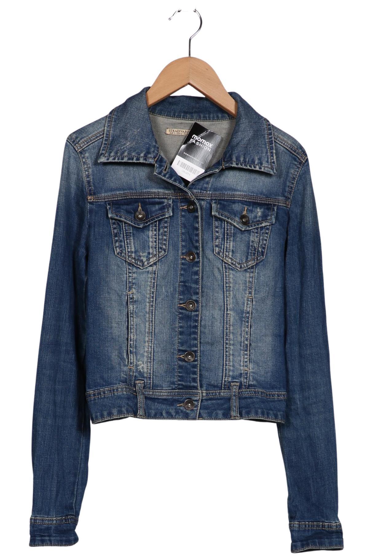 

Stradivarius Damen Jacke, blau, Gr. 36