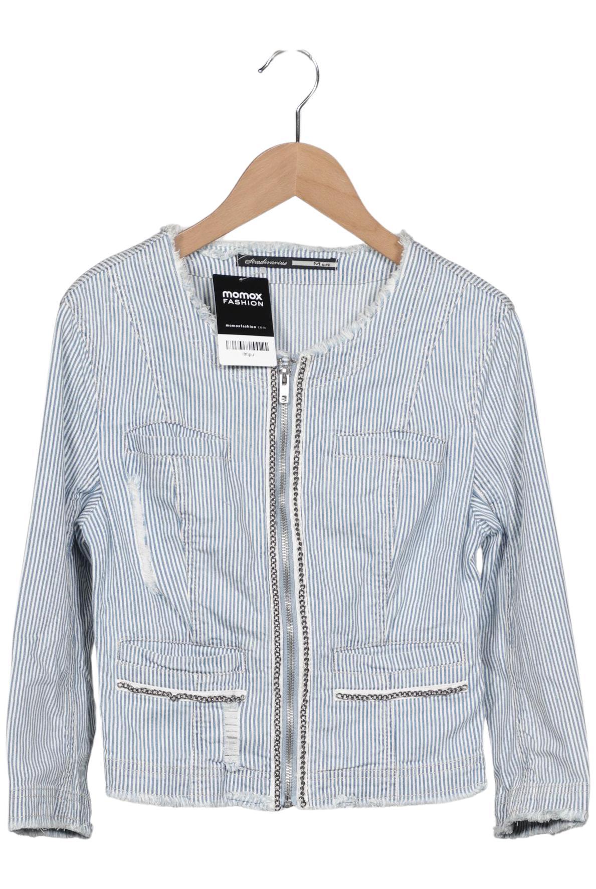 

Stradivarius Damen Jacke, hellblau, Gr. 38