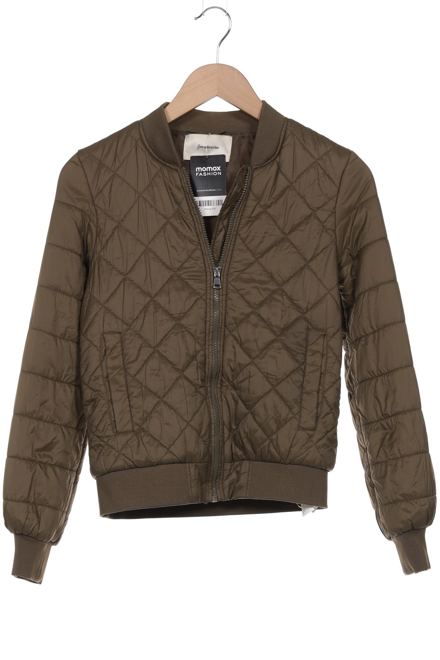 

Stradivarius Damen Jacke, grün, Gr. 34
