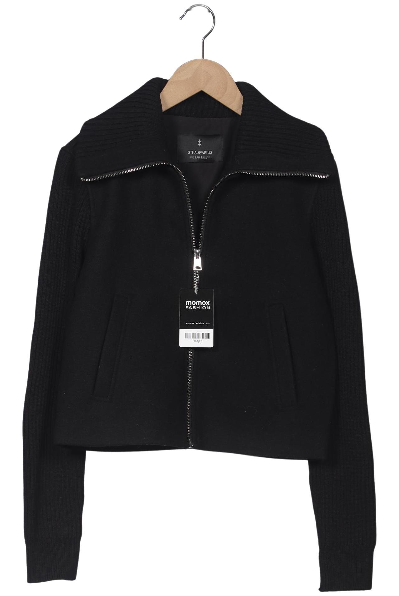 

Stradivarius Damen Jacke, schwarz, Gr. 36