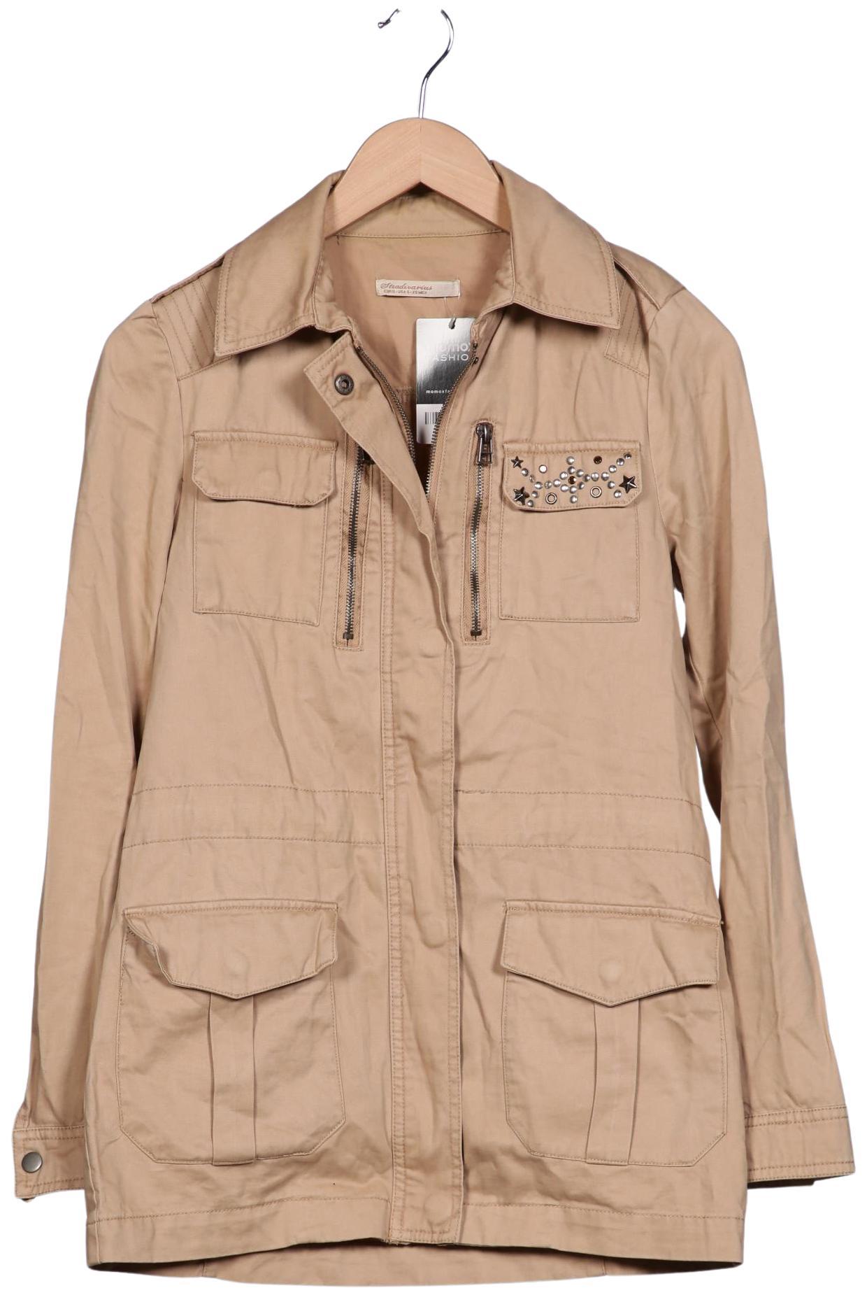

Stradivarius Damen Jacke, beige, Gr. 36