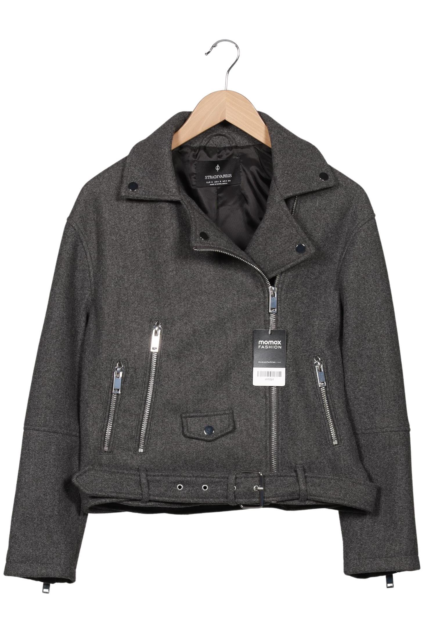 

Stradivarius Damen Jacke, grau, Gr. 36