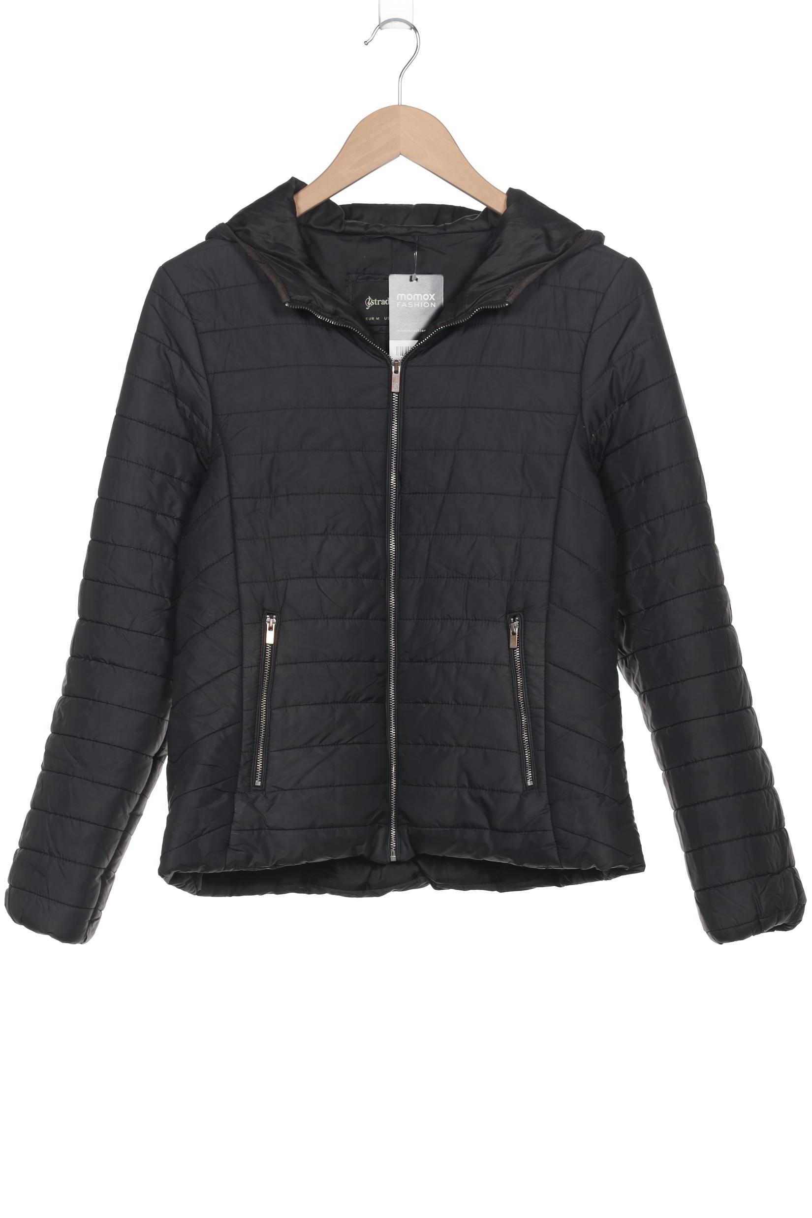 

Stradivarius Damen Jacke, schwarz, Gr. 38