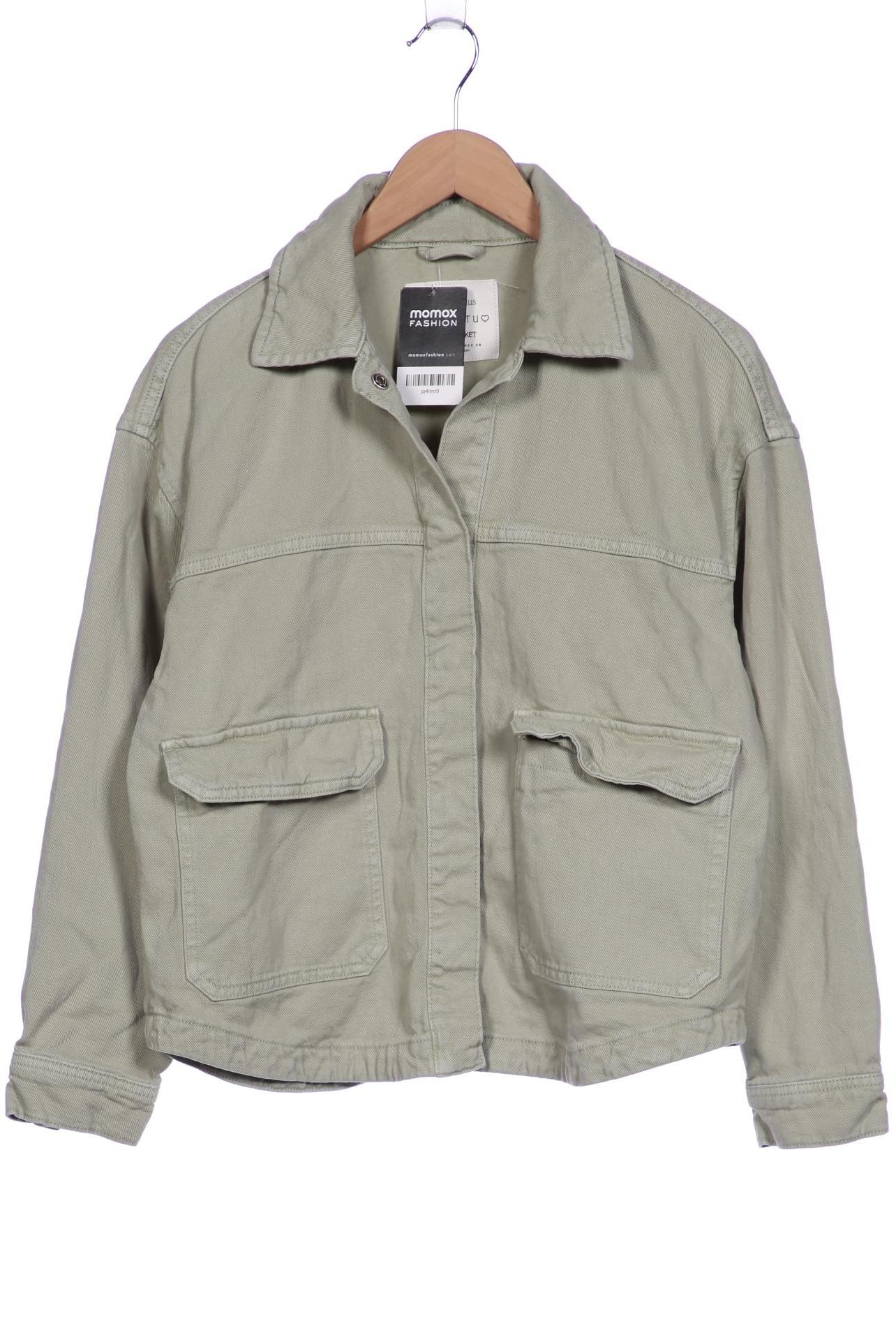 

Stradivarius Damen Jacke, hellgrün, Gr. 38