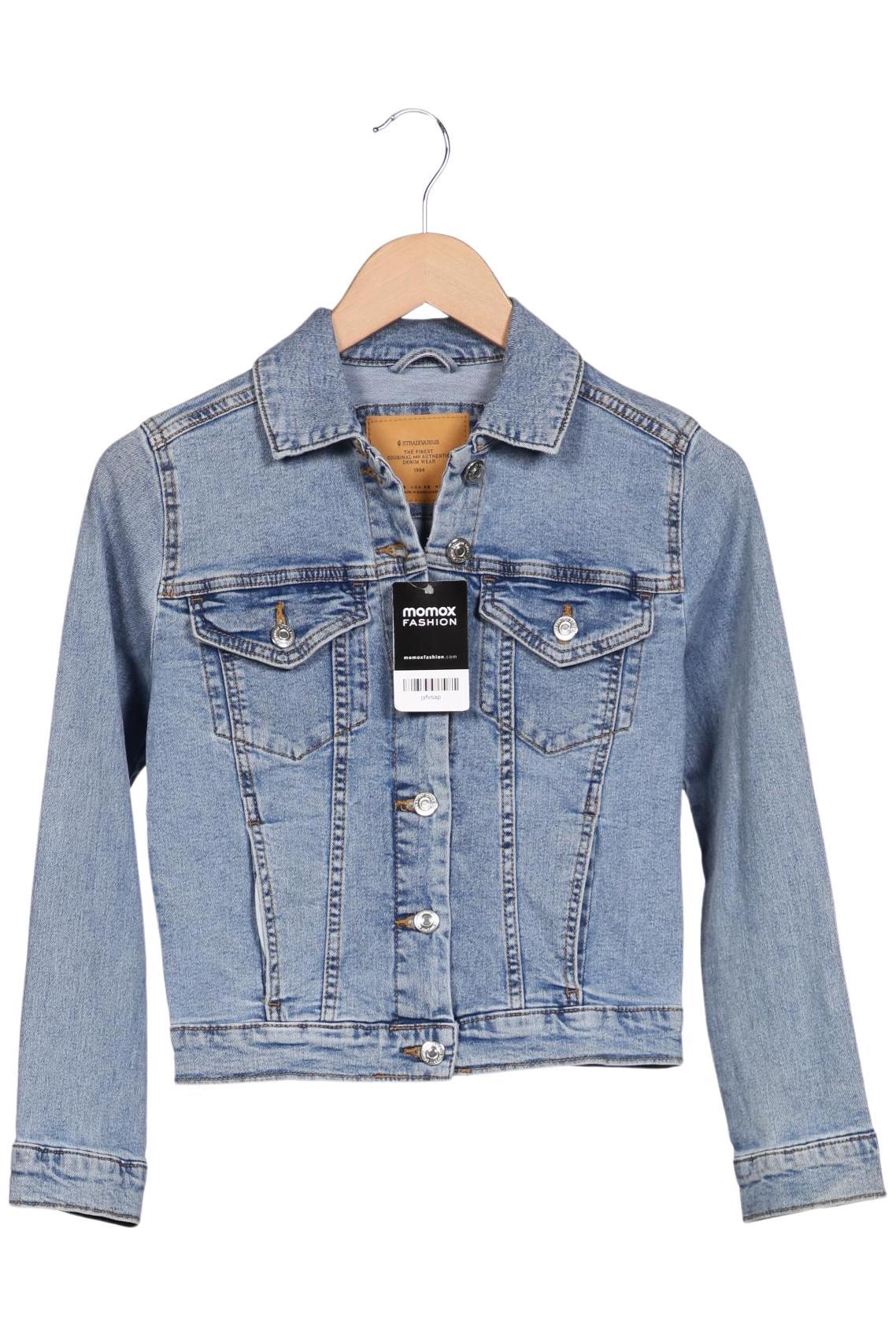 

Stradivarius Damen Jacke, hellblau, Gr. 34