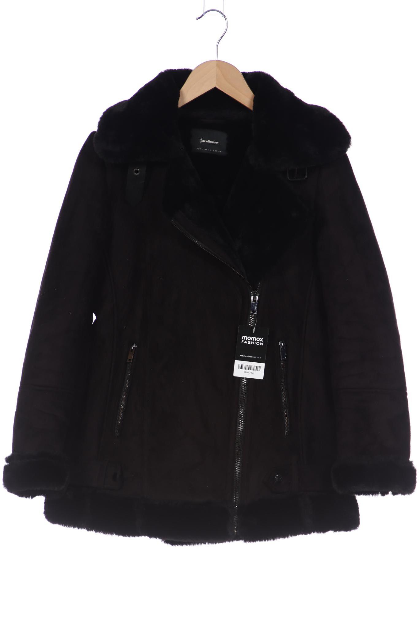 

Stradivarius Damen Jacke, schwarz, Gr. 38
