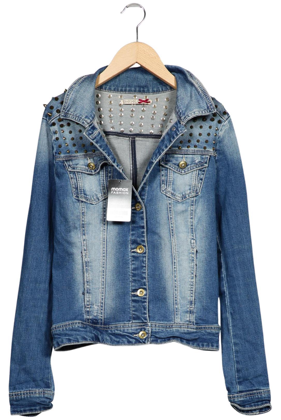 

Stradivarius Damen Jacke, blau, Gr. 38