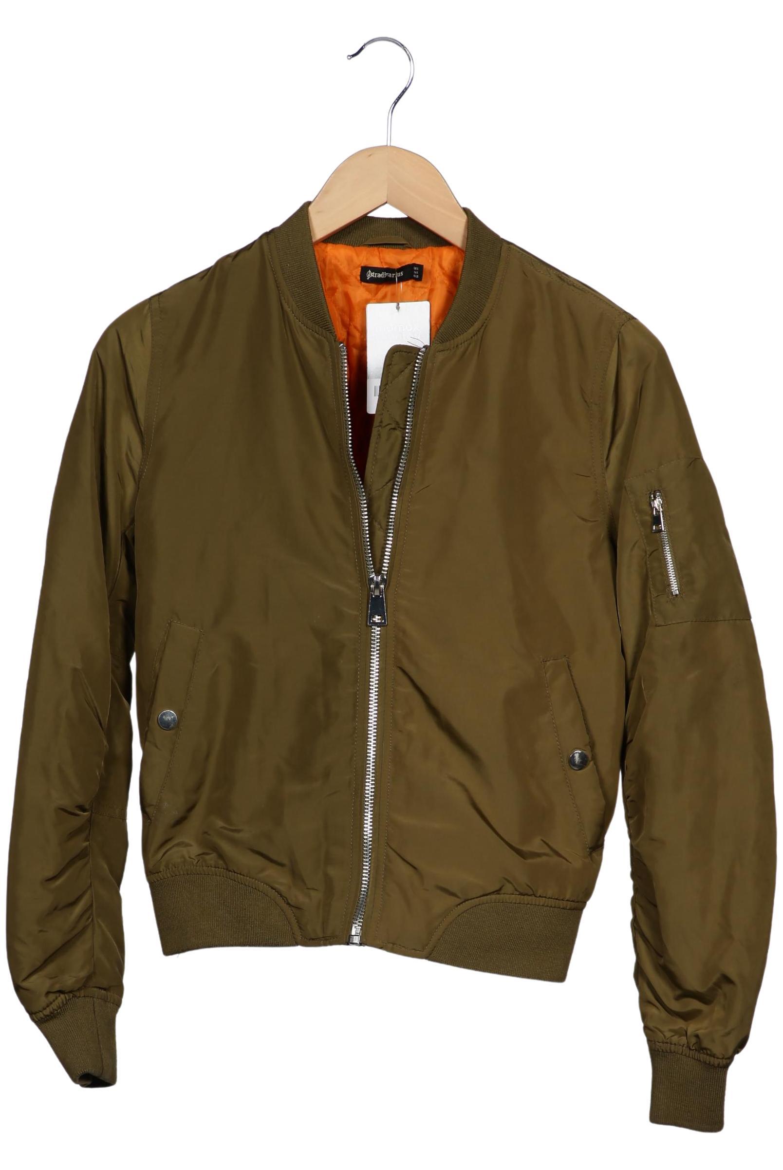 

Stradivarius Damen Jacke, grün, Gr. 36