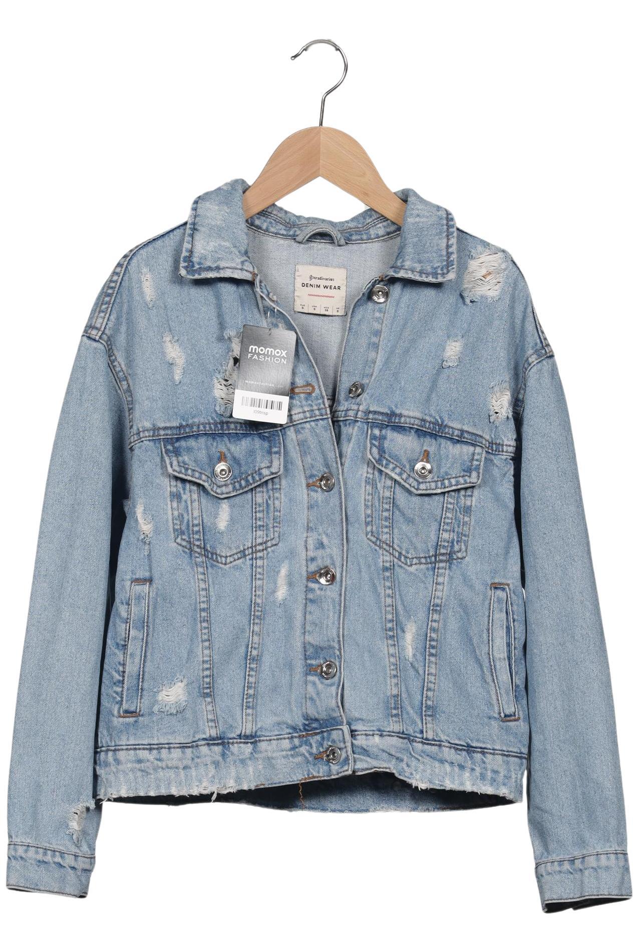 

Stradivarius Damen Jacke, hellblau, Gr. 36