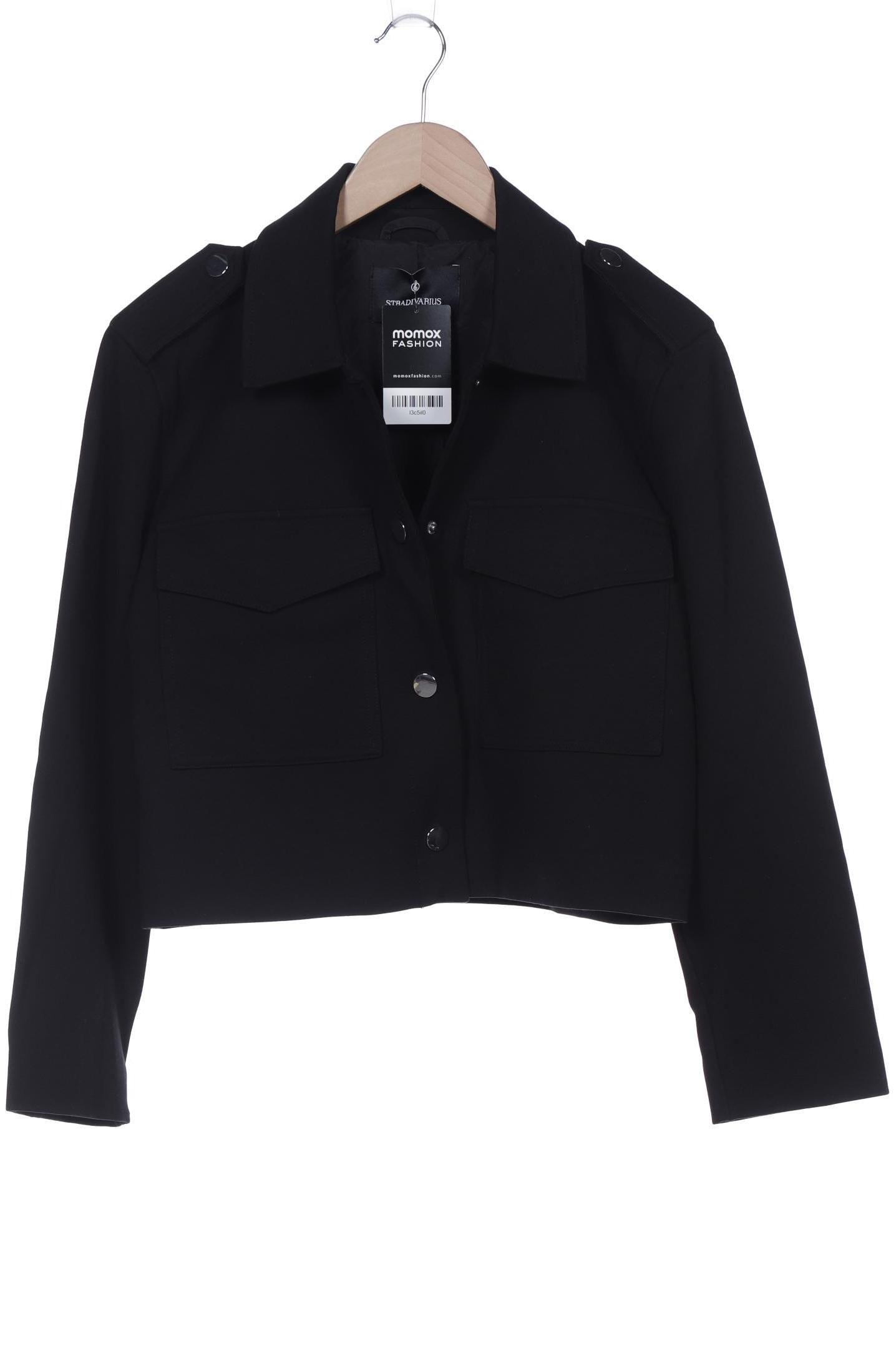 

Stradivarius Damen Jacke, schwarz, Gr. 36