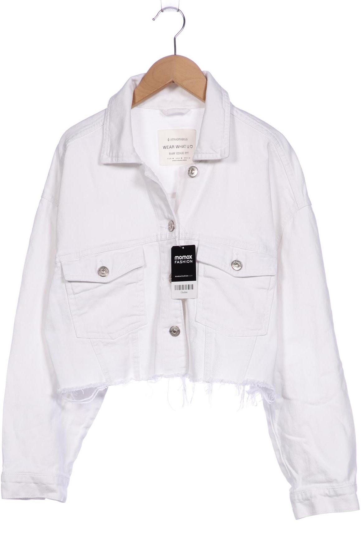 

Stradivarius Damen Jacke, weiß, Gr. 38