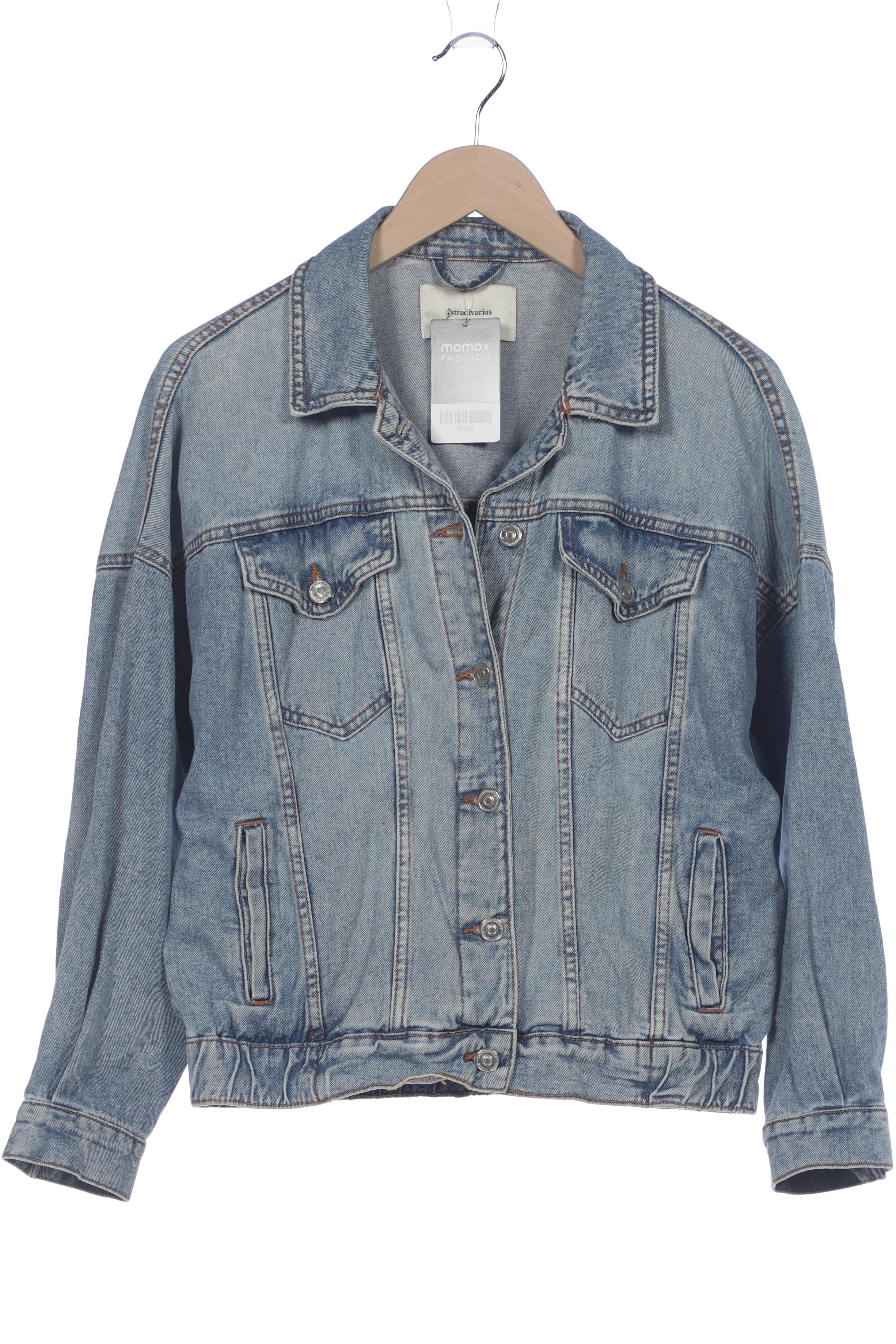 

Stradivarius Damen Jacke, blau, Gr. 36