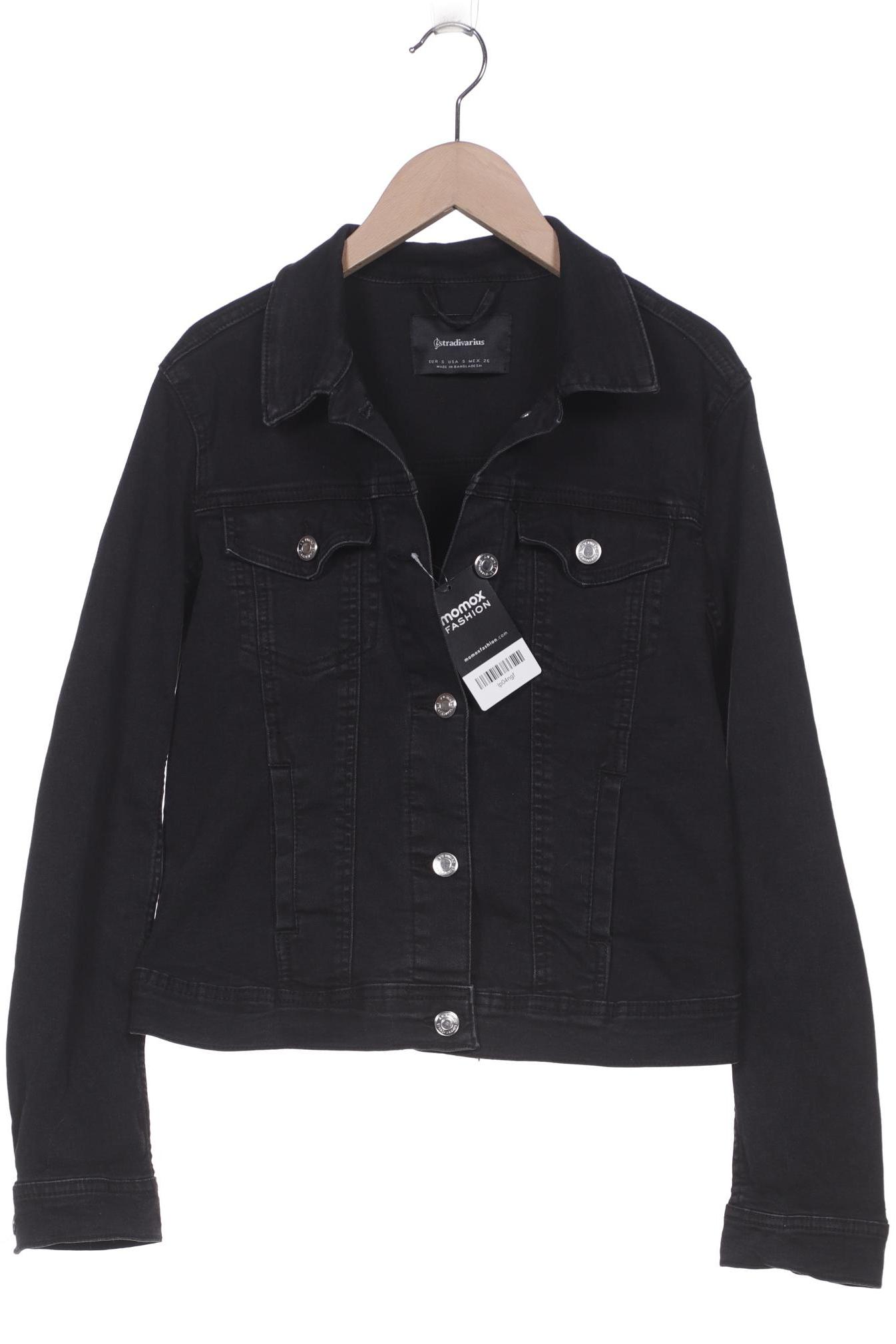 

Stradivarius Damen Jacke, schwarz