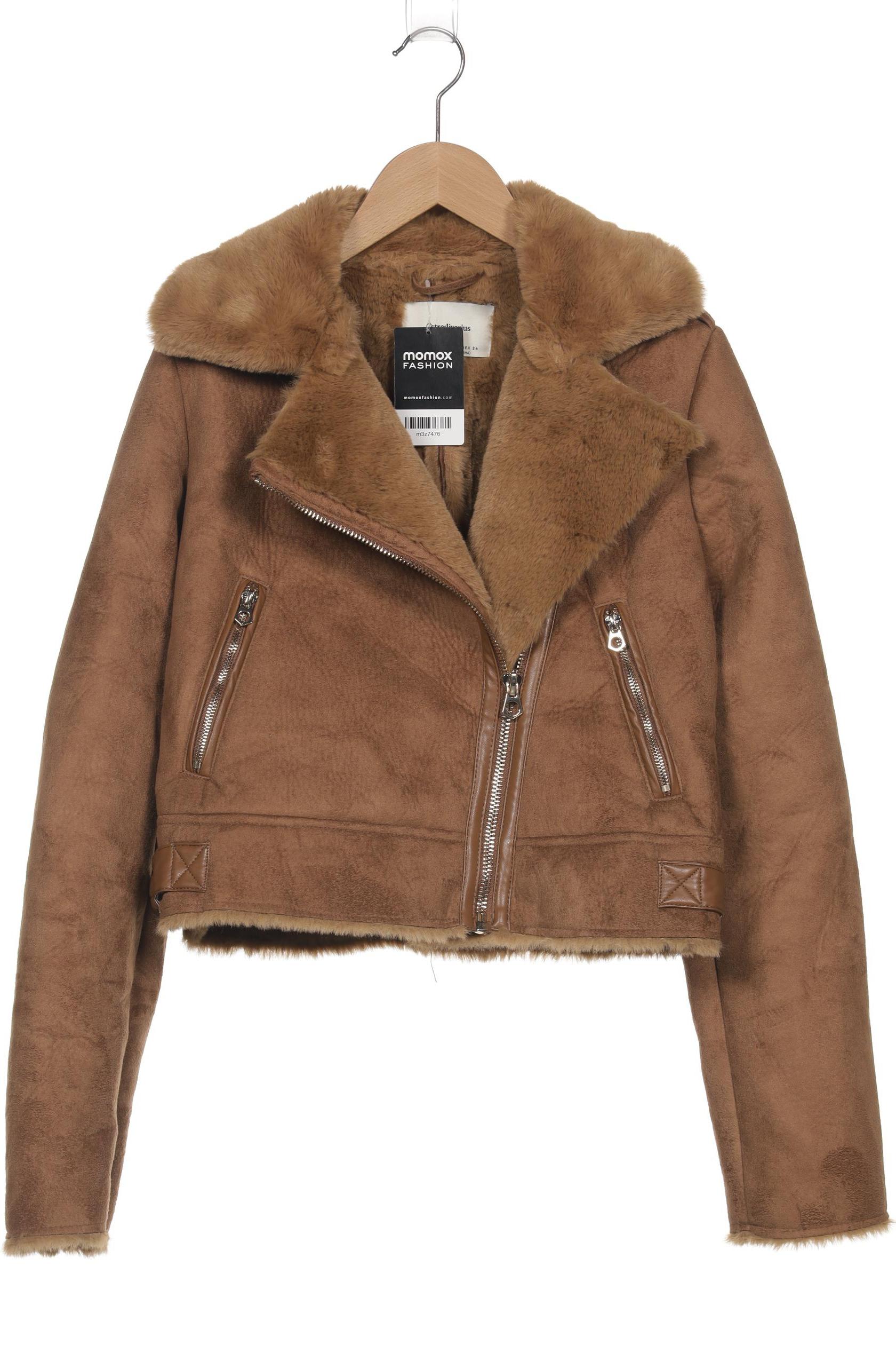 

Stradivarius Damen Jacke, braun, Gr. 34