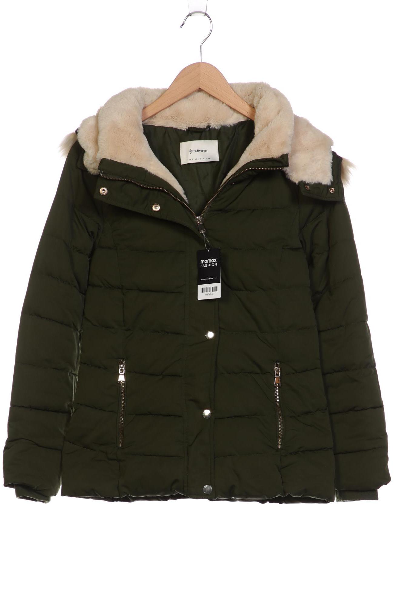 

Stradivarius Damen Jacke, grün, Gr. 36