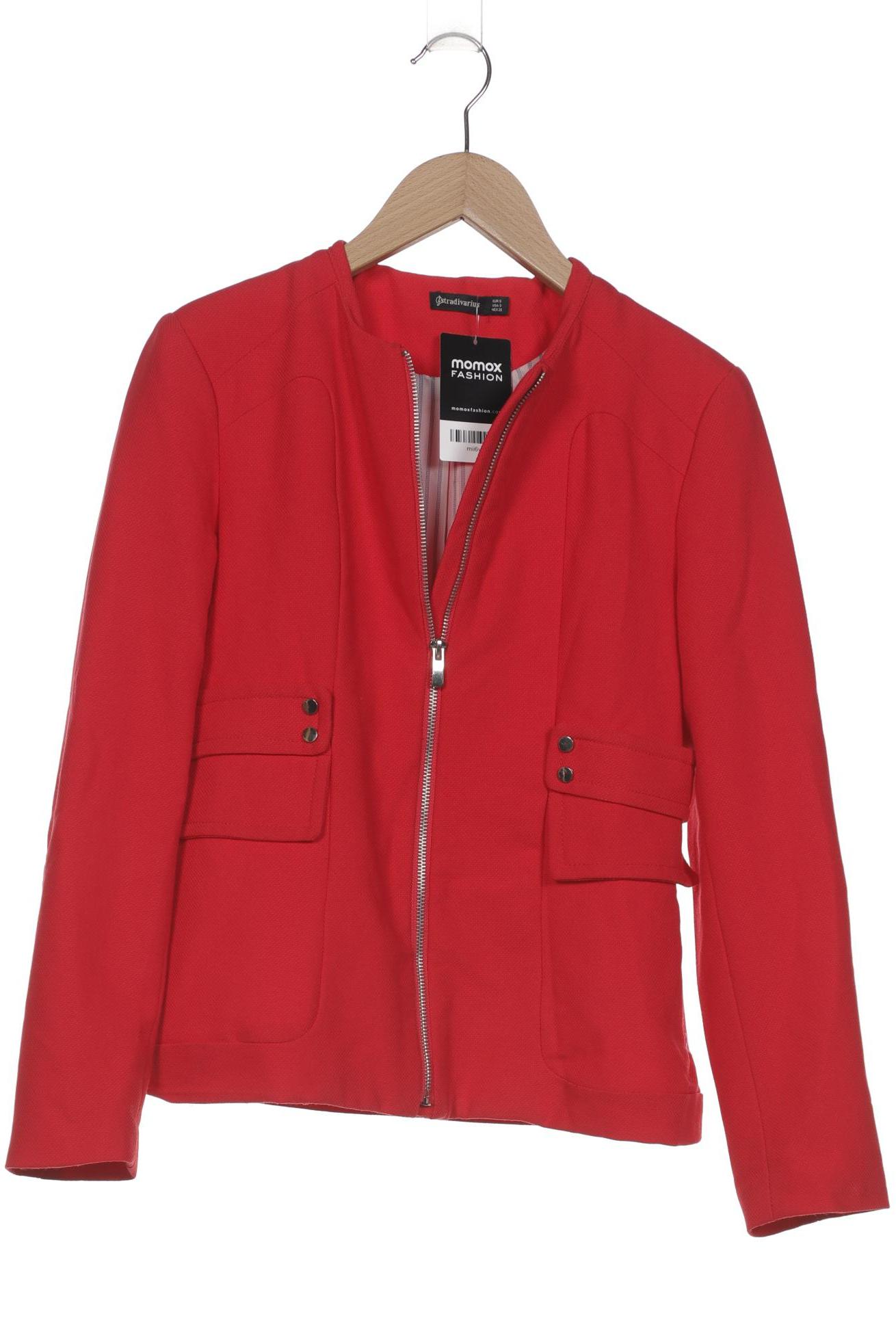 

Stradivarius Damen Jacke, rot, Gr. 36