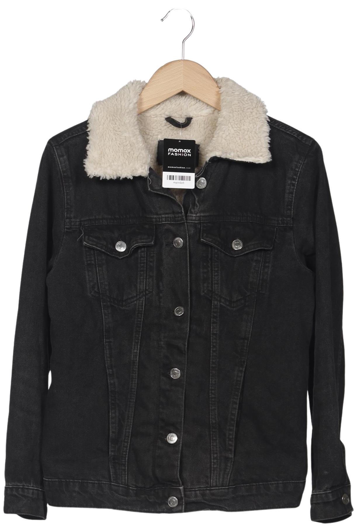 

Stradivarius Damen Jacke, schwarz, Gr. 36