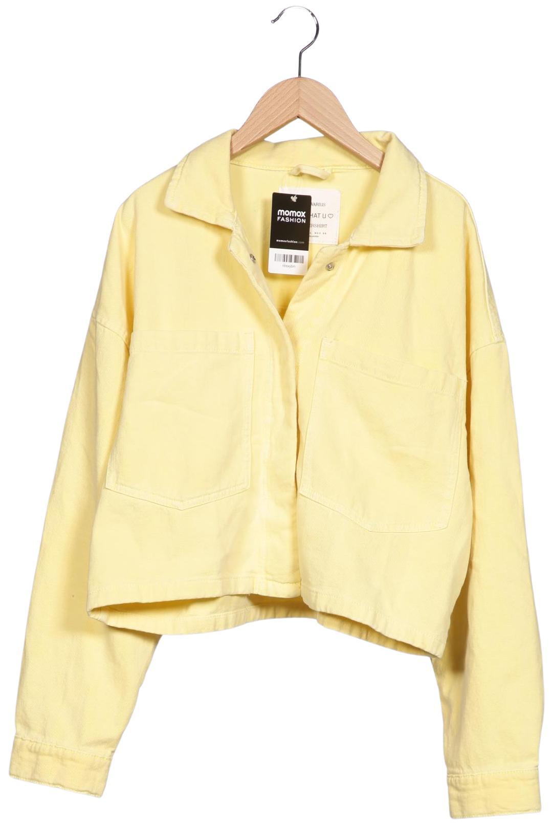 

Stradivarius Damen Jacke, gelb, Gr. 42