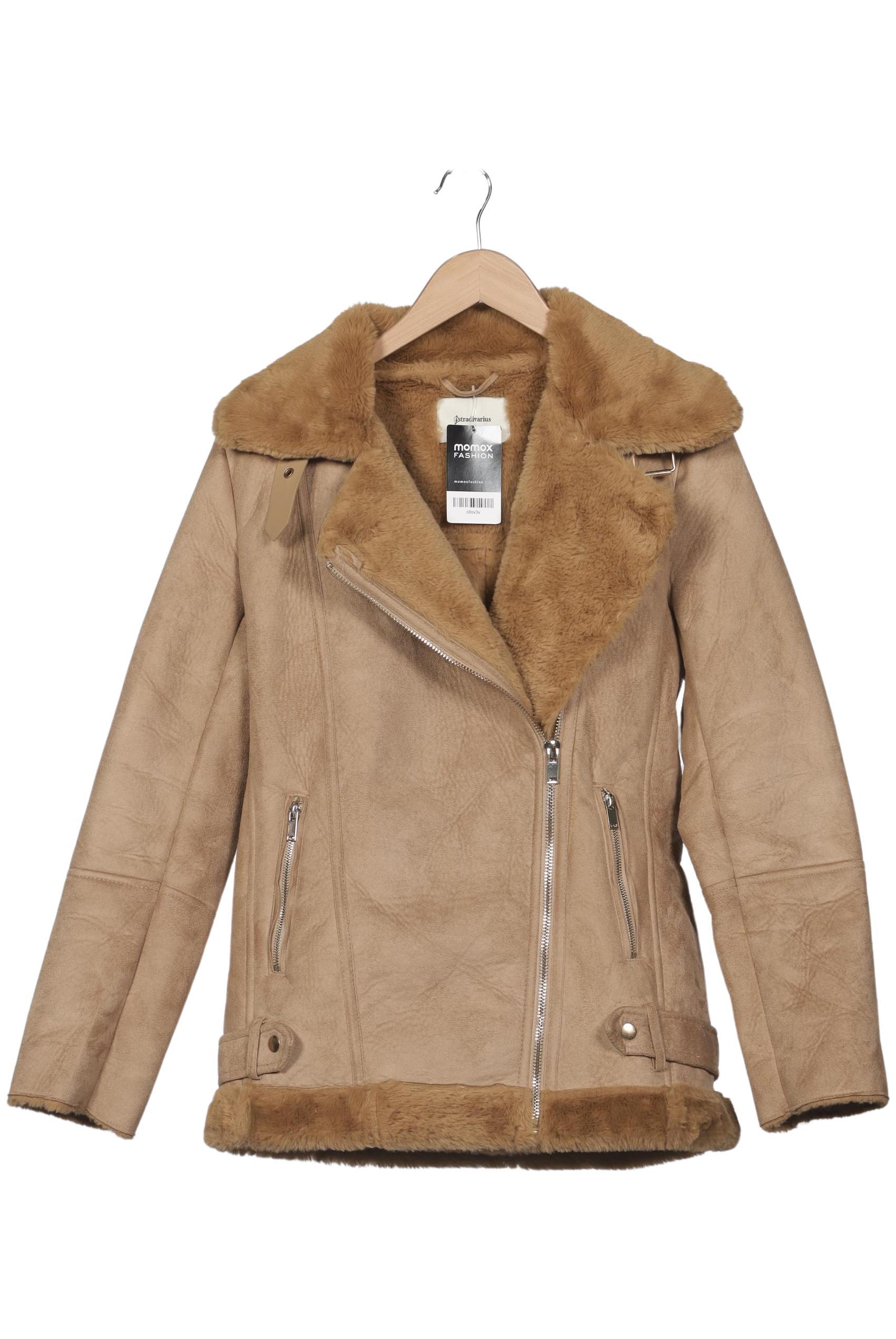 

Stradivarius Damen Jacke, beige, Gr. 38