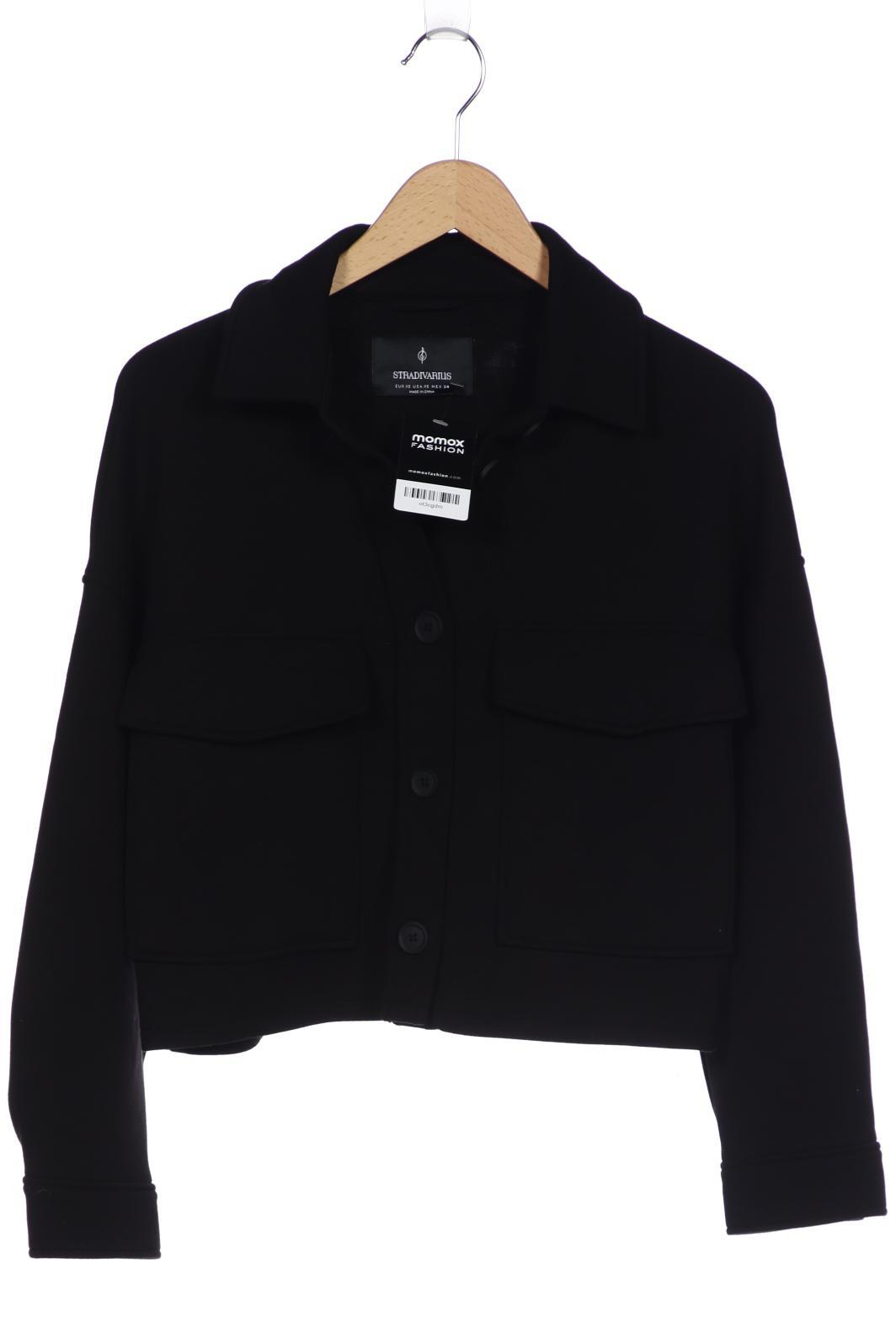 

Stradivarius Damen Jacke, schwarz