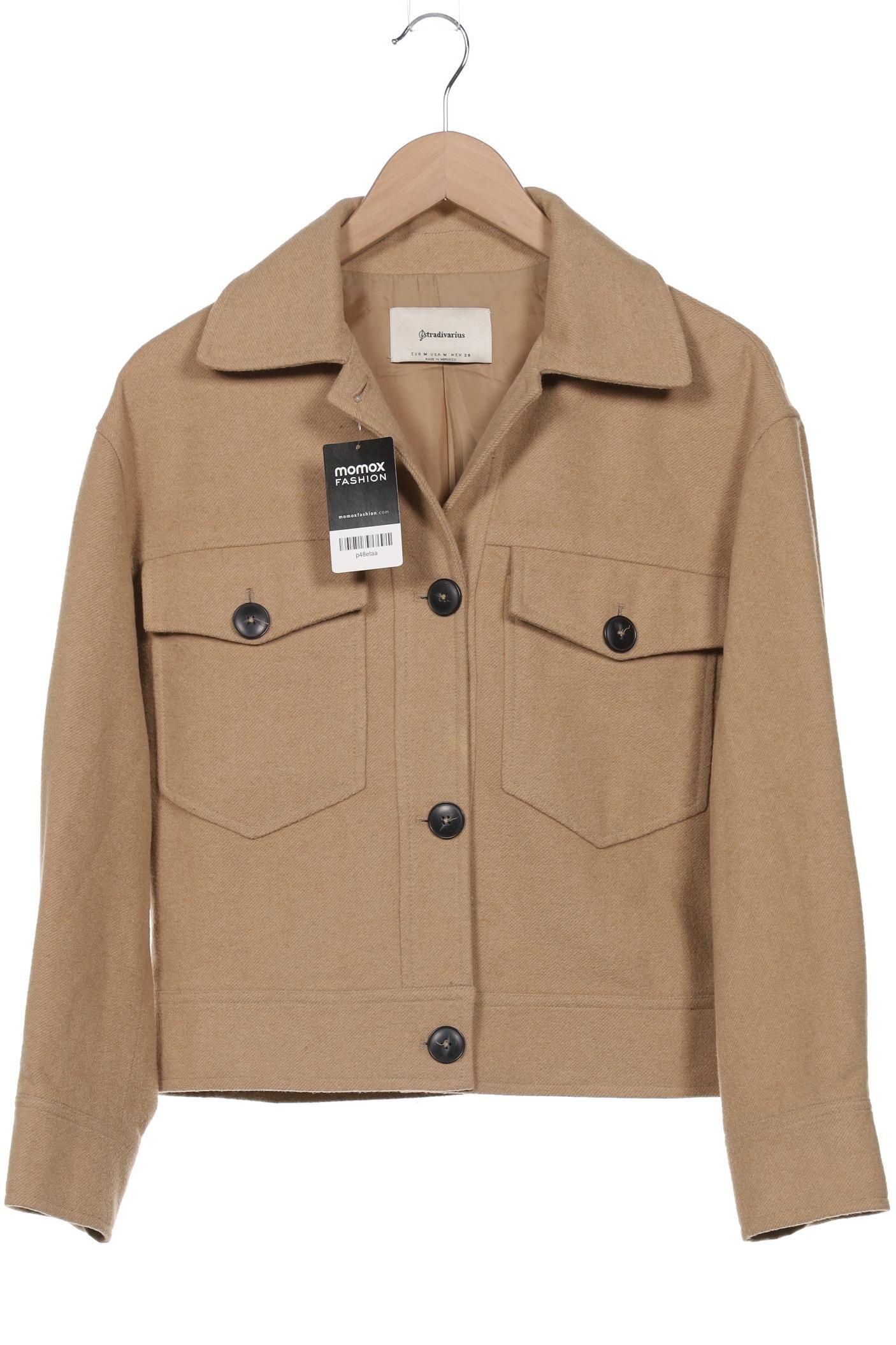 

Stradivarius Damen Jacke, beige, Gr. 38