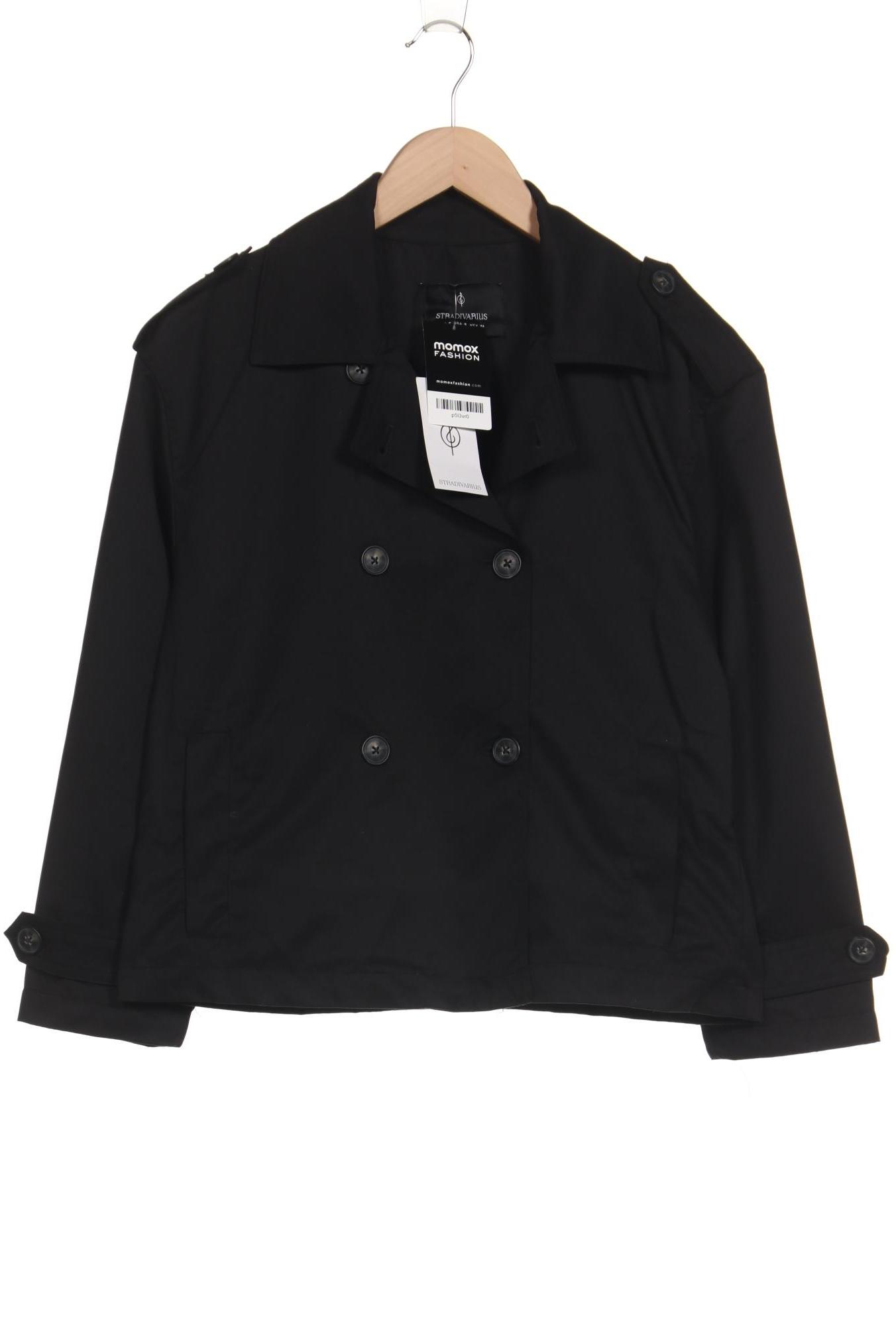 

Stradivarius Damen Jacke, schwarz, Gr. 36