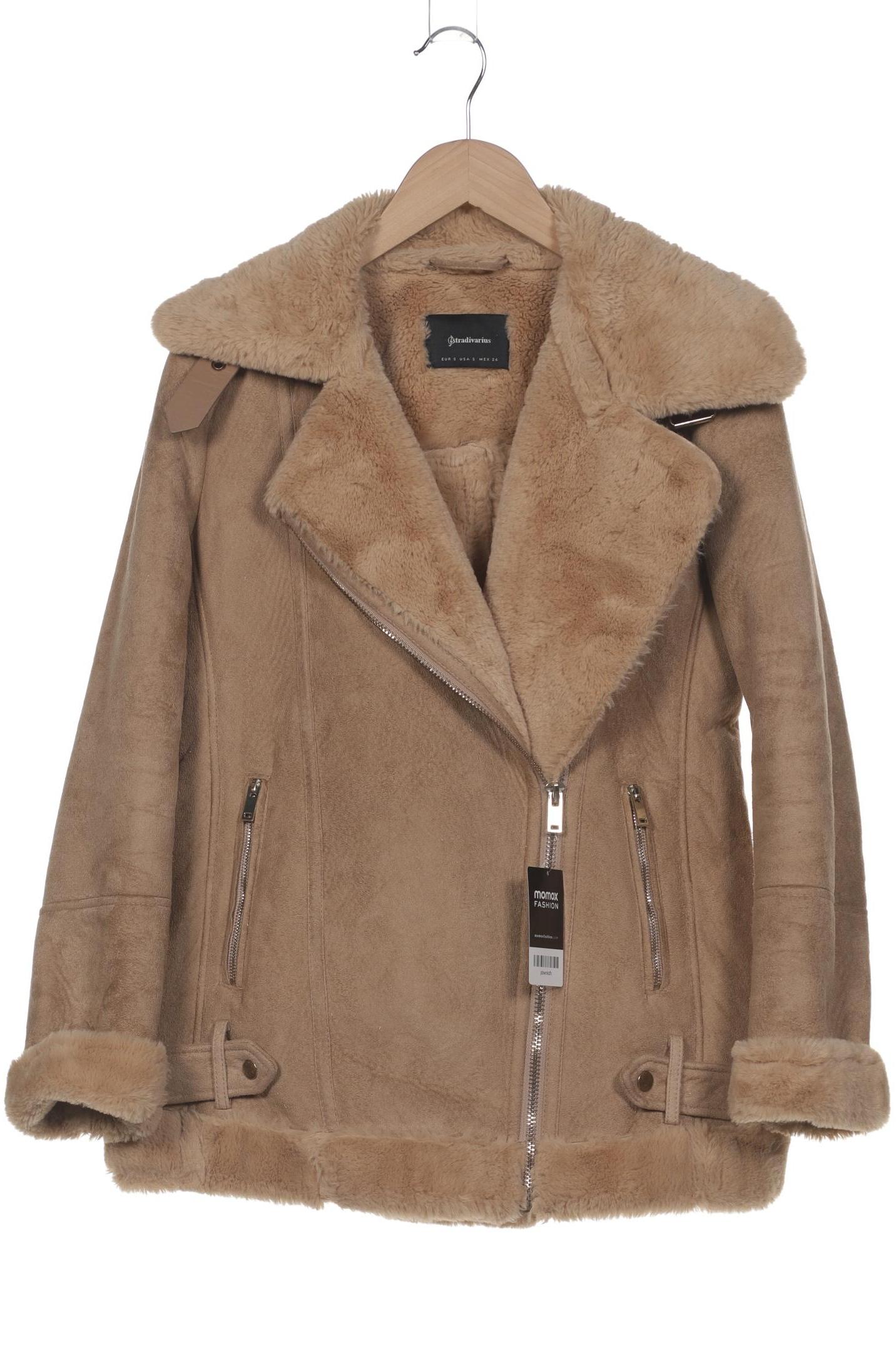 

Stradivarius Damen Jacke, beige, Gr. 36