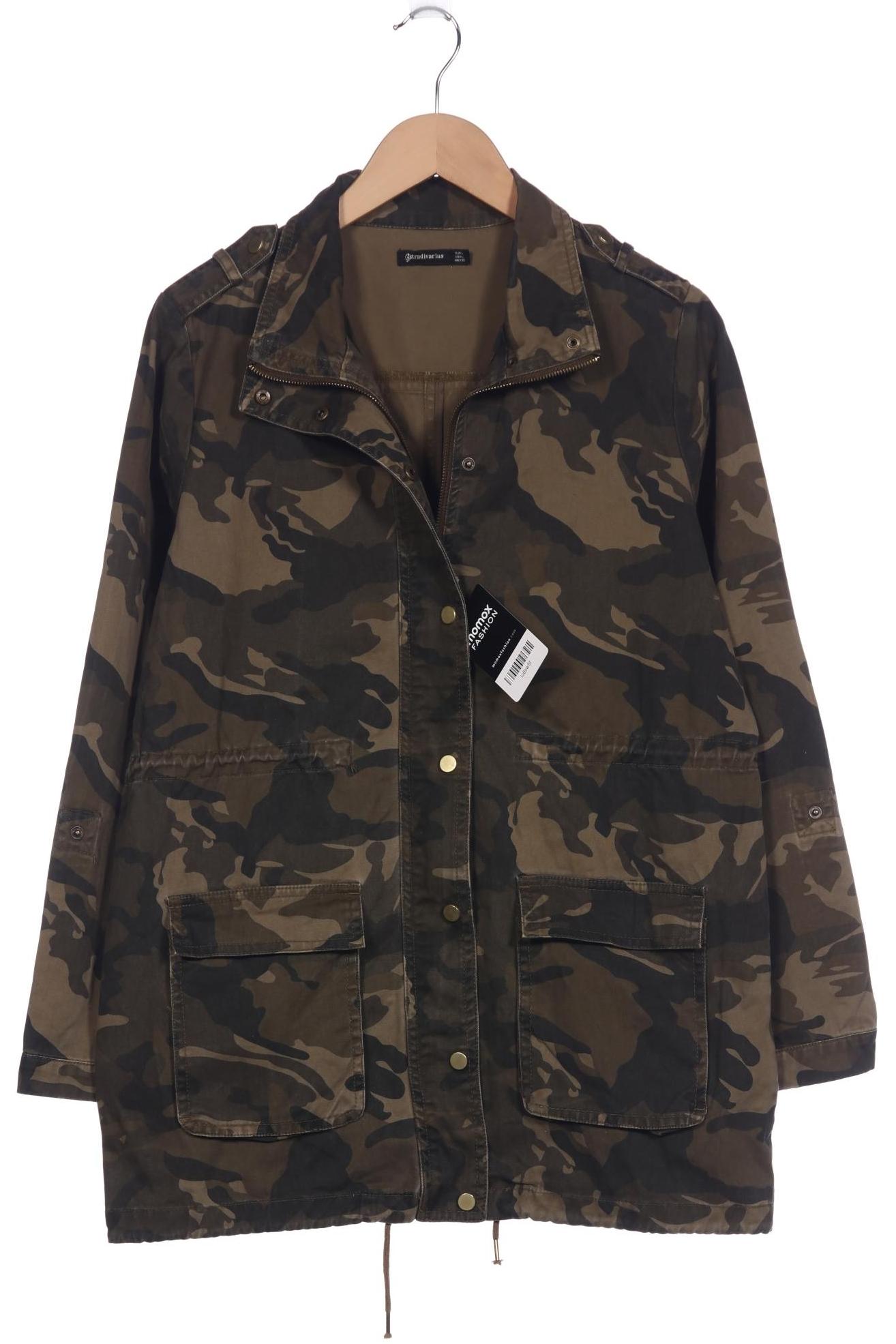 

Stradivarius Damen Jacke, grün, Gr. 42