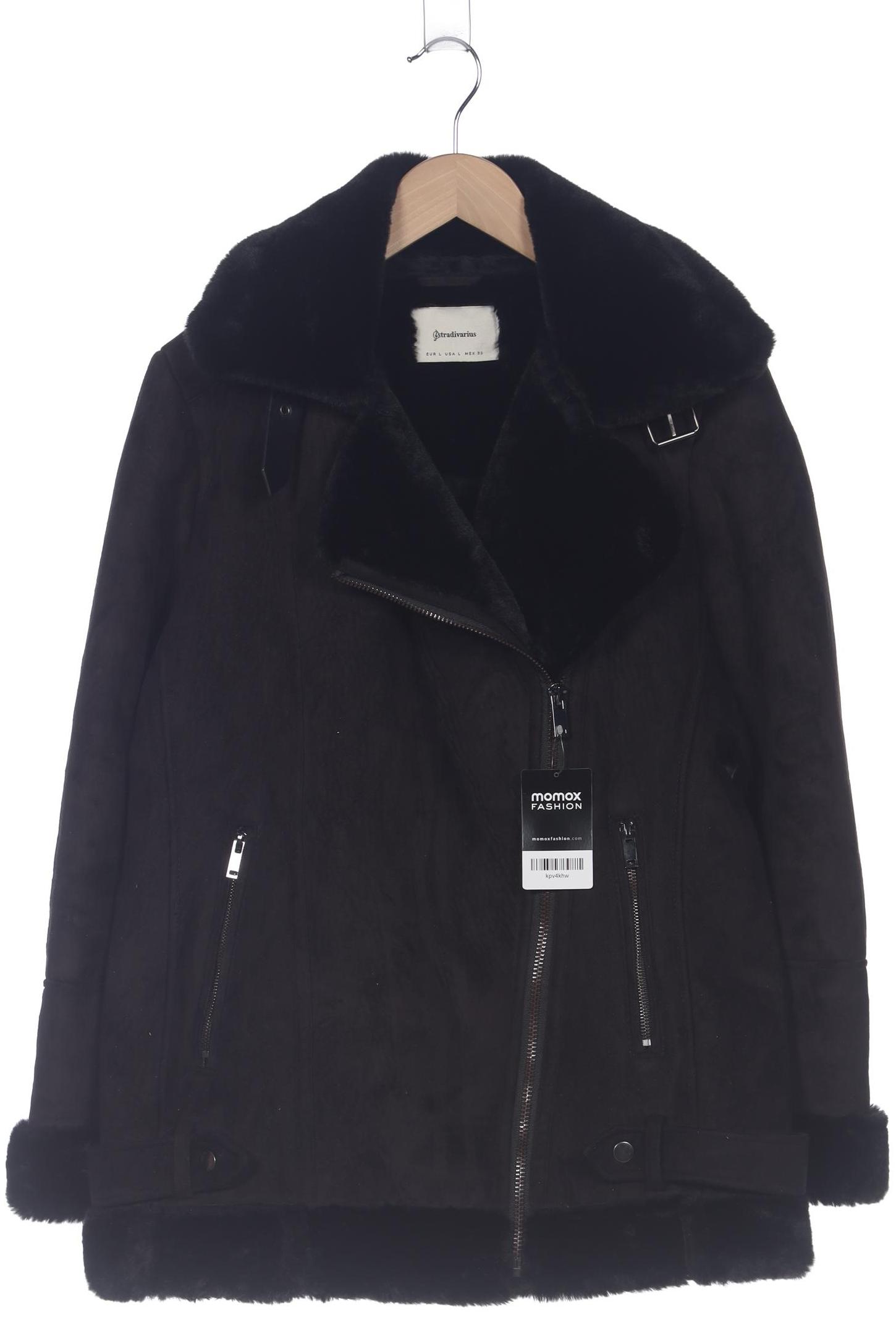 

Stradivarius Damen Jacke, schwarz, Gr. 42