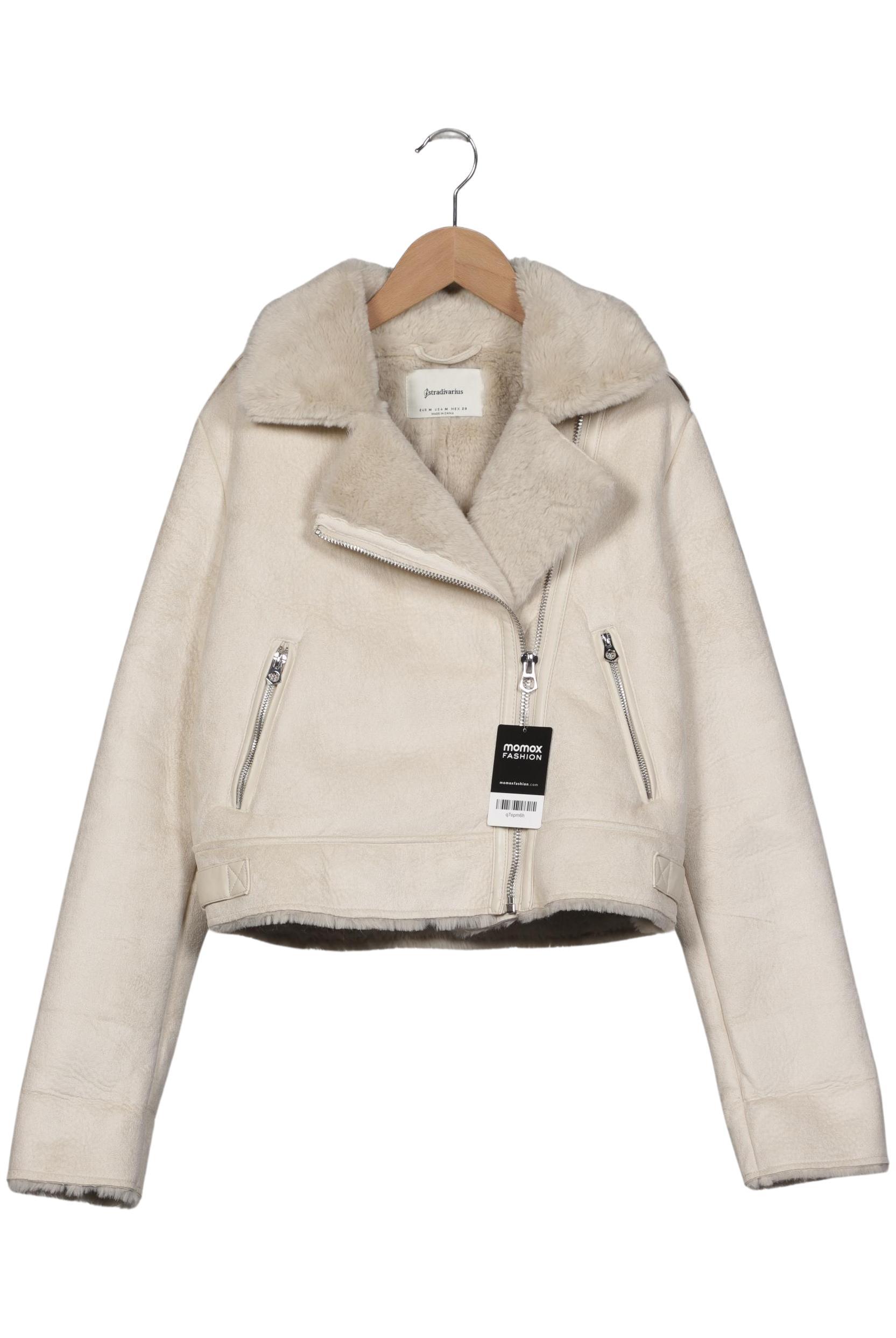 

Stradivarius Damen Jacke, cremeweiß, Gr. 38
