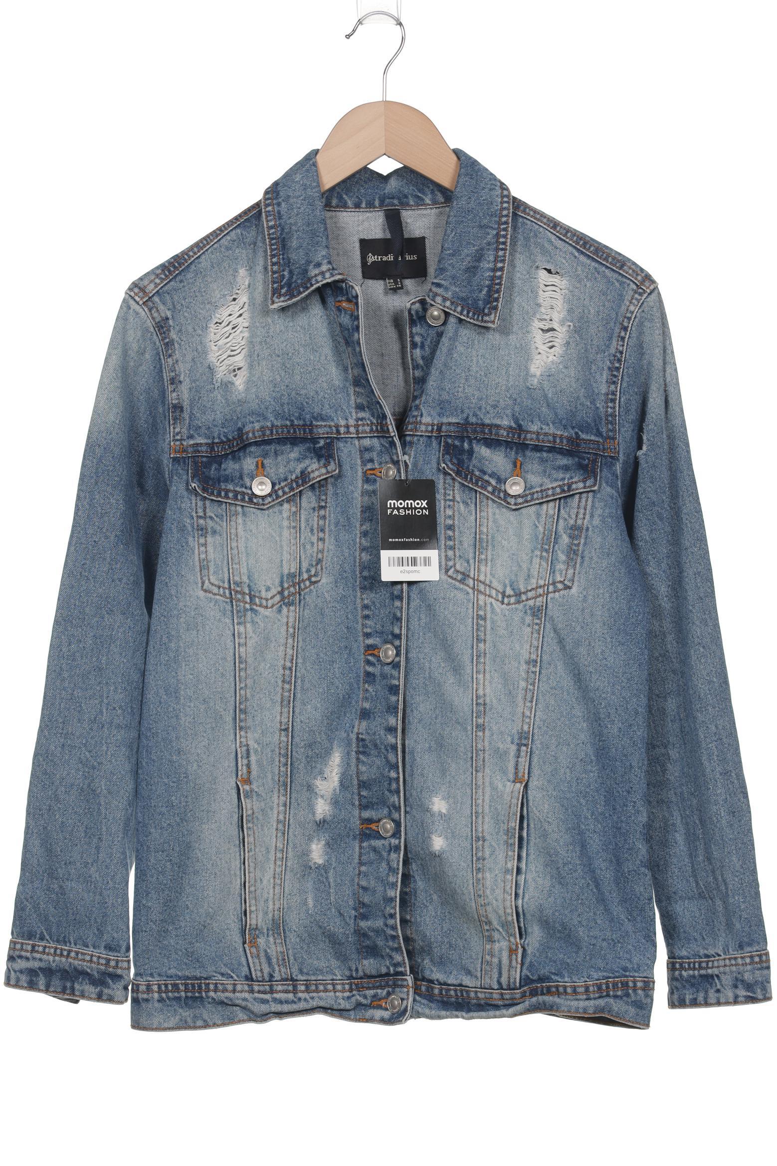 

Stradivarius Damen Jacke, blau, Gr. 36