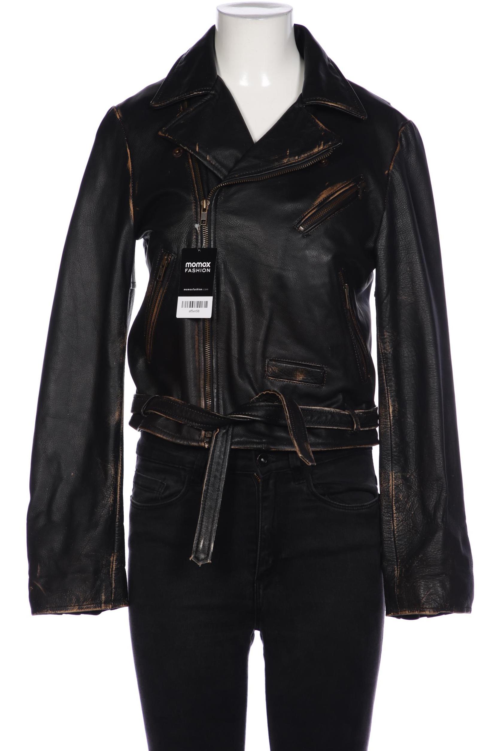 

Stradivarius Damen Jacke, schwarz, Gr. 38