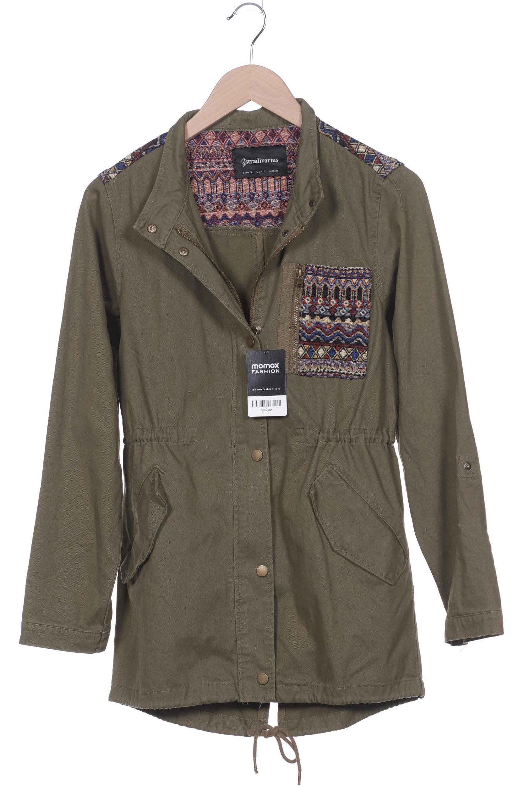 

Stradivarius Damen Jacke, grün, Gr. 36