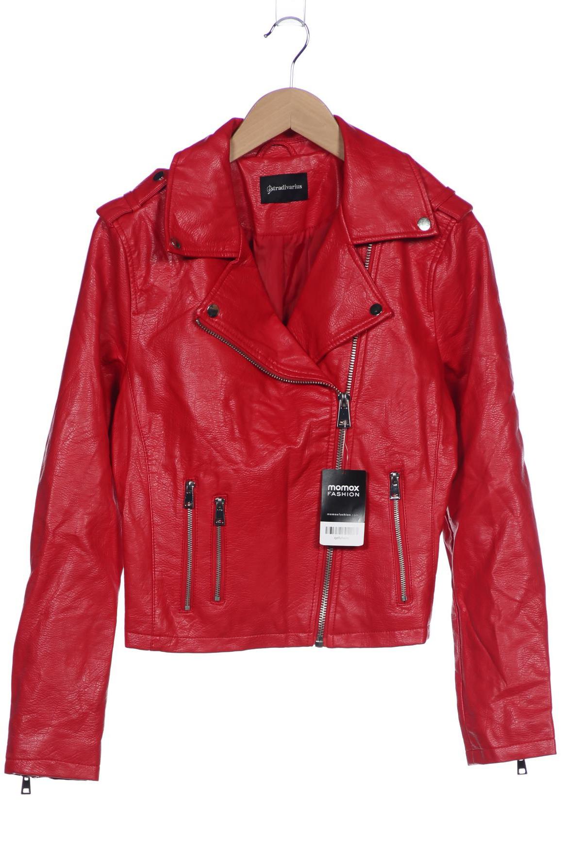 

Stradivarius Damen Jacke, rot, Gr. 42