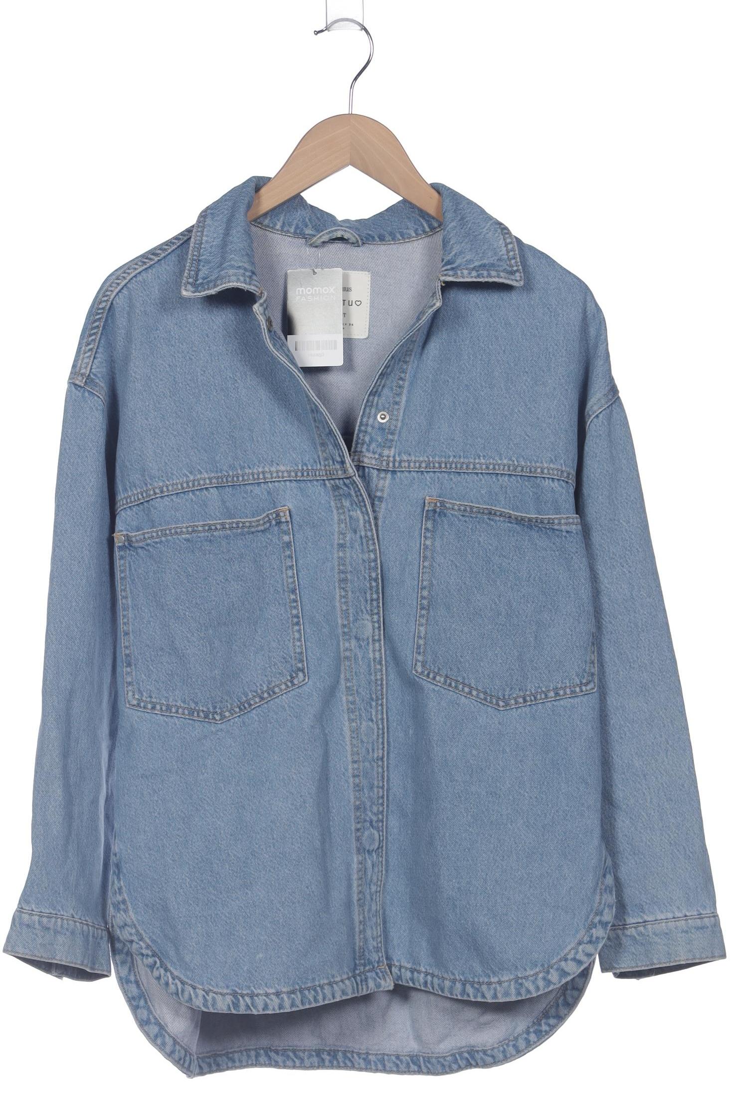 

Stradivarius Damen Jacke, blau, Gr. 36