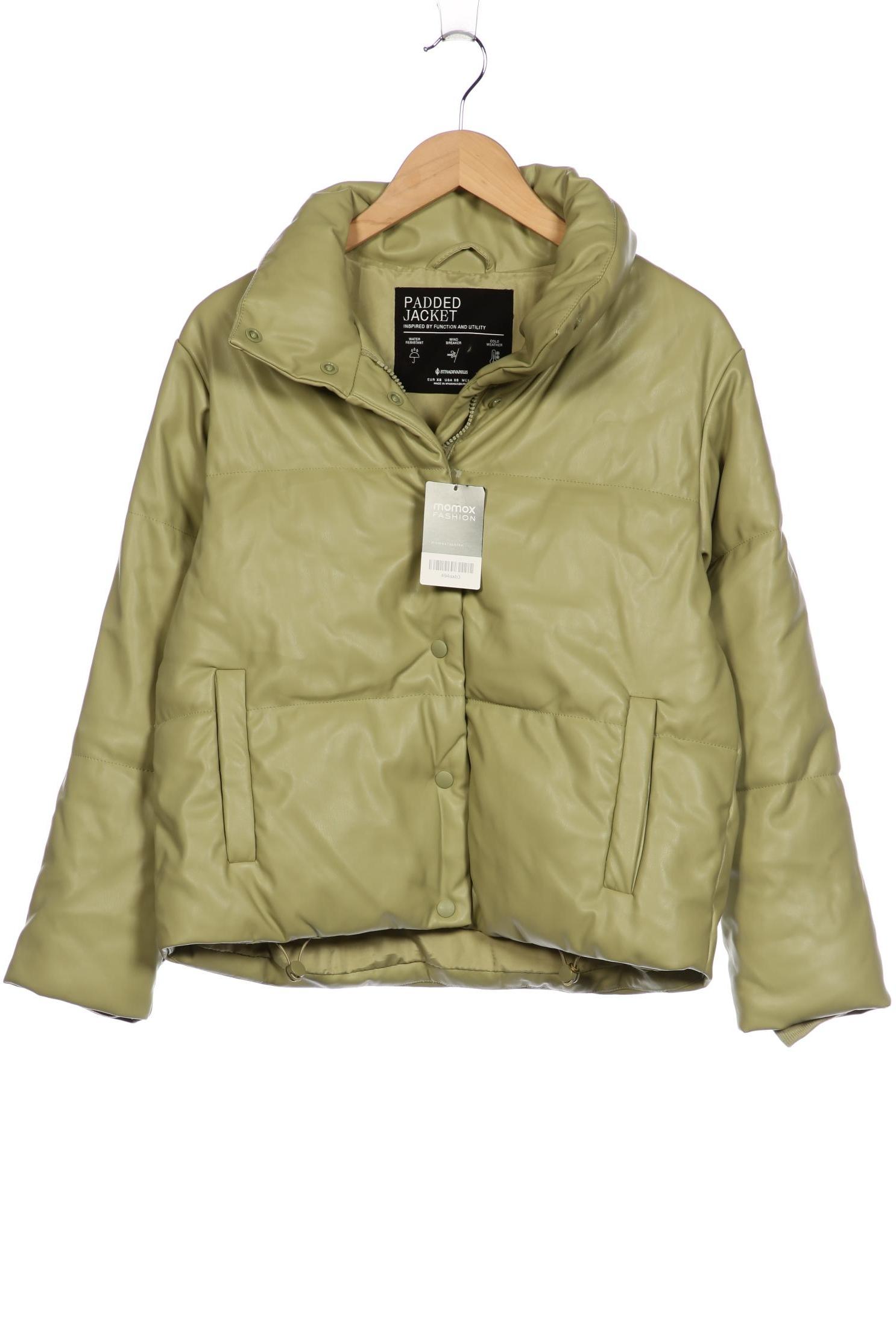 

Stradivarius Damen Jacke, grün, Gr. 34