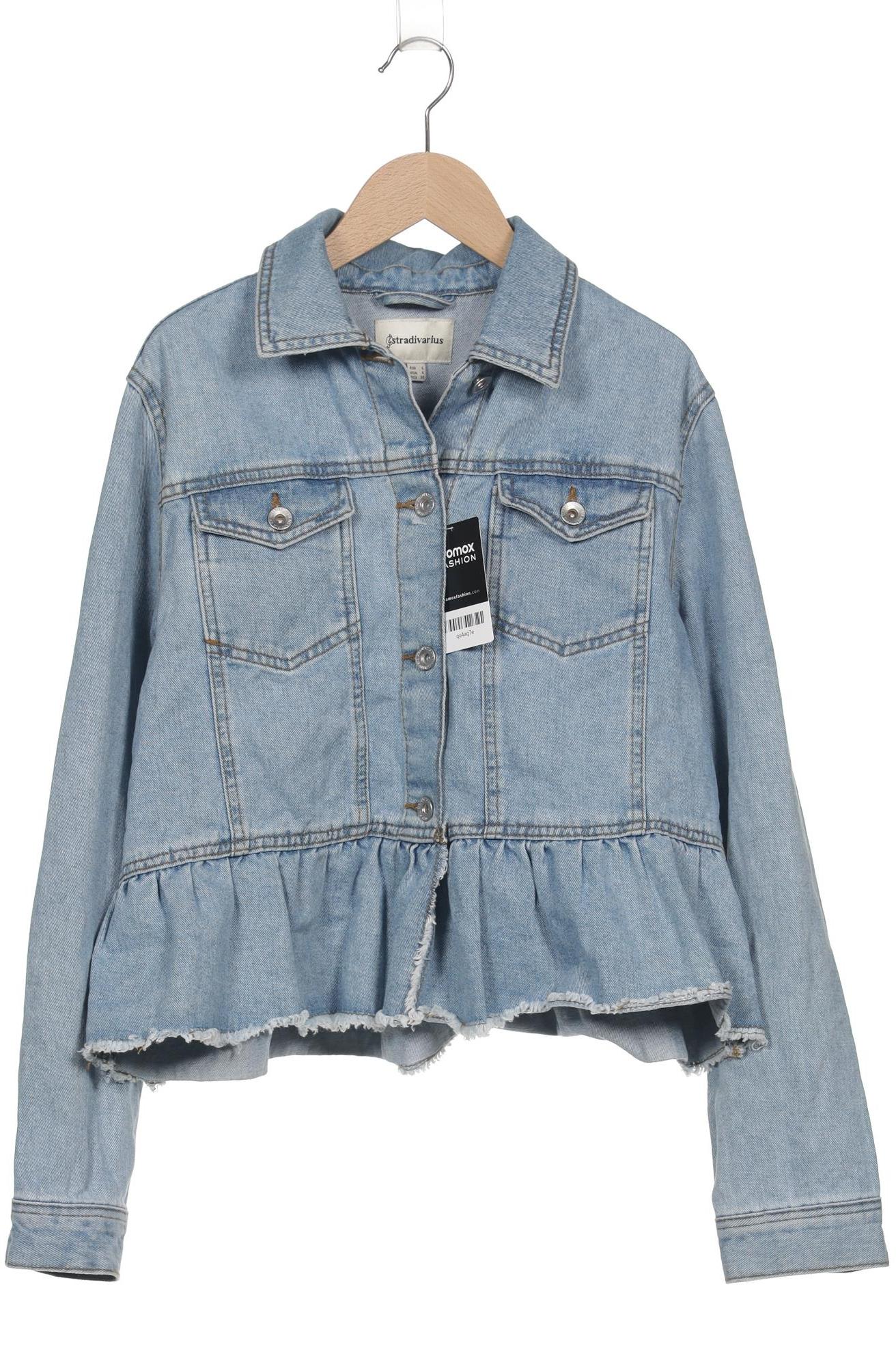 

Stradivarius Damen Jacke, blau, Gr. 42