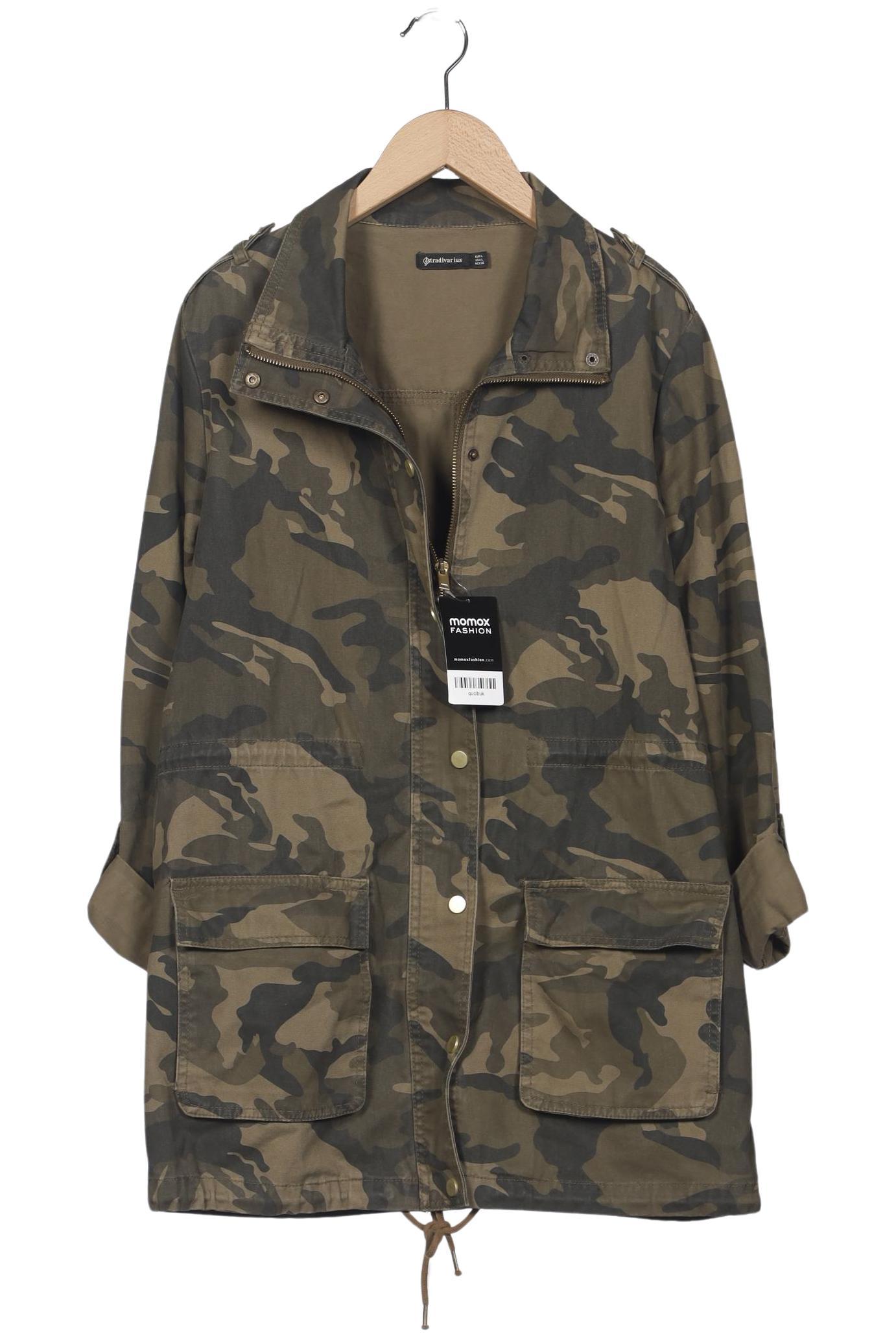 

Stradivarius Damen Jacke, grün, Gr. 42