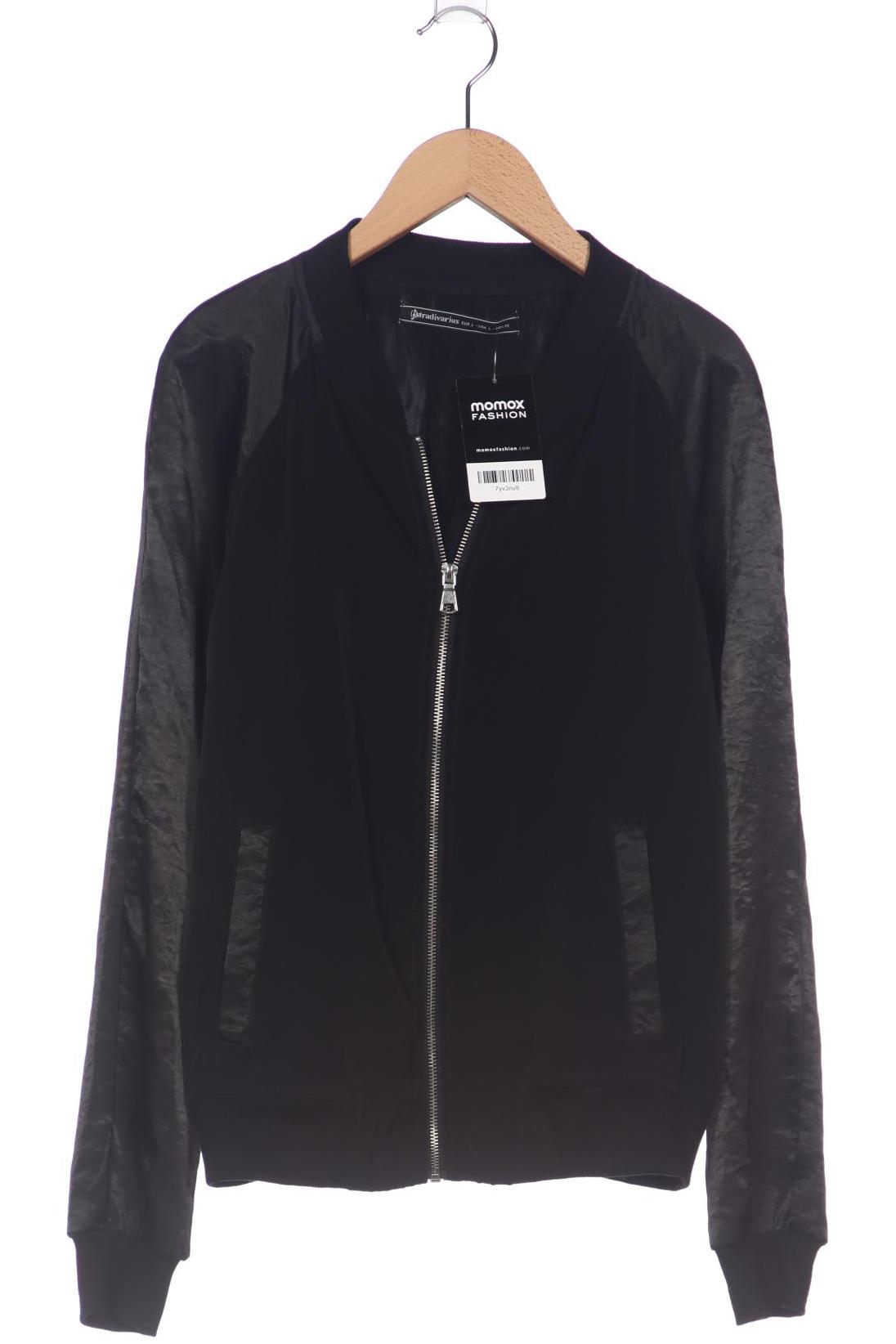 

Stradivarius Damen Jacke, schwarz, Gr. 42