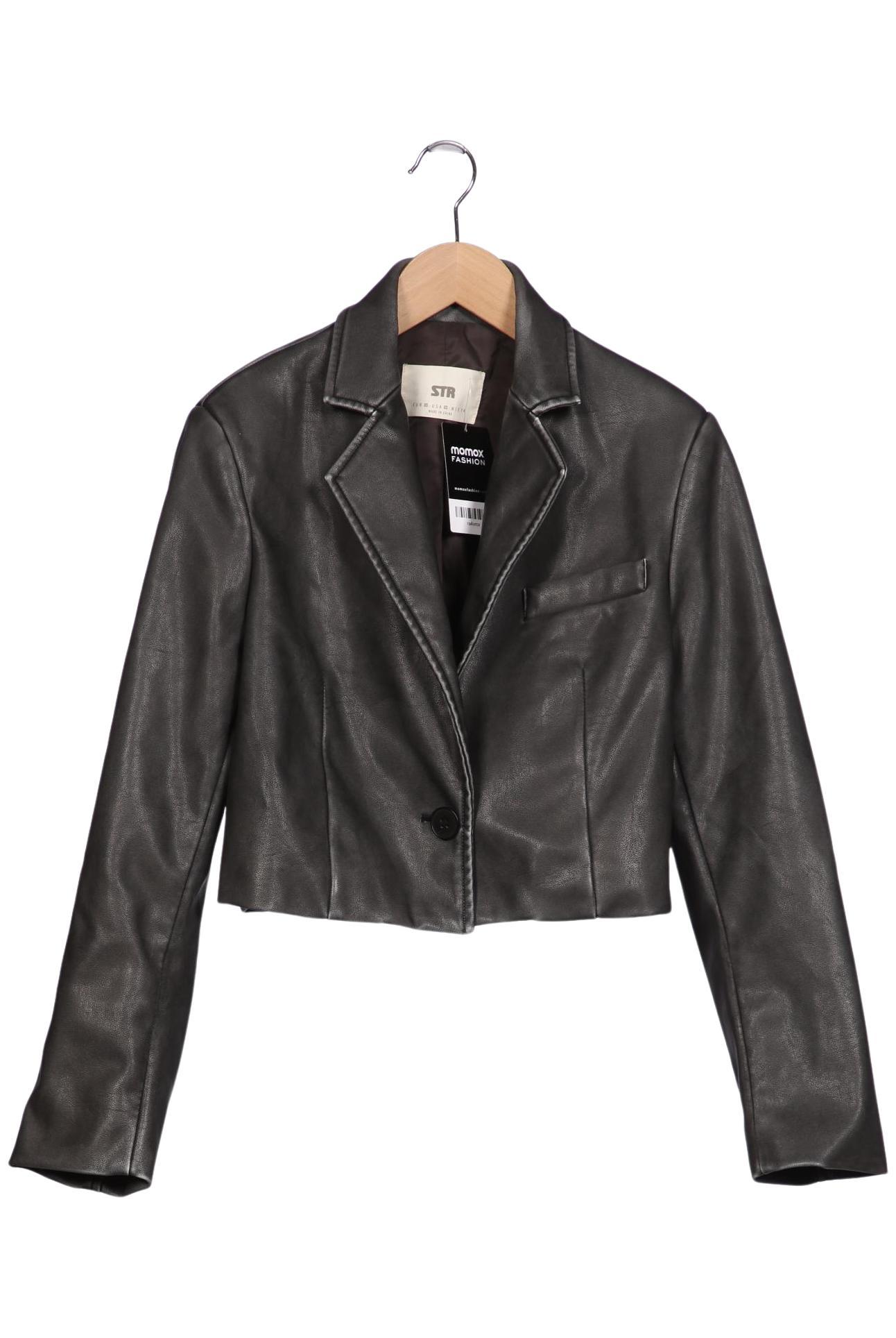 

Stradivarius Damen Jacke, grau, Gr. 34