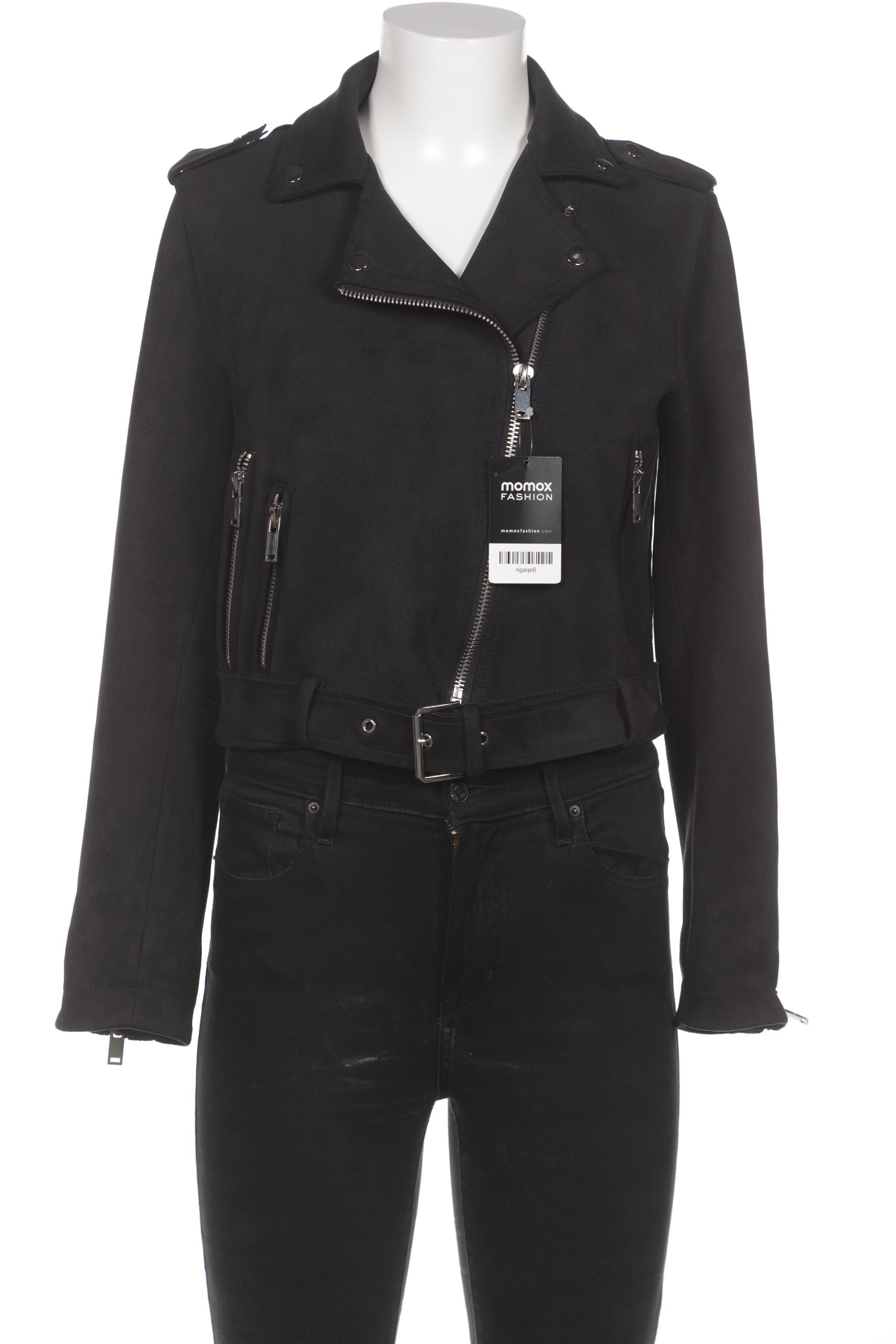 

Stradivarius Damen Jacke, schwarz, Gr. 42