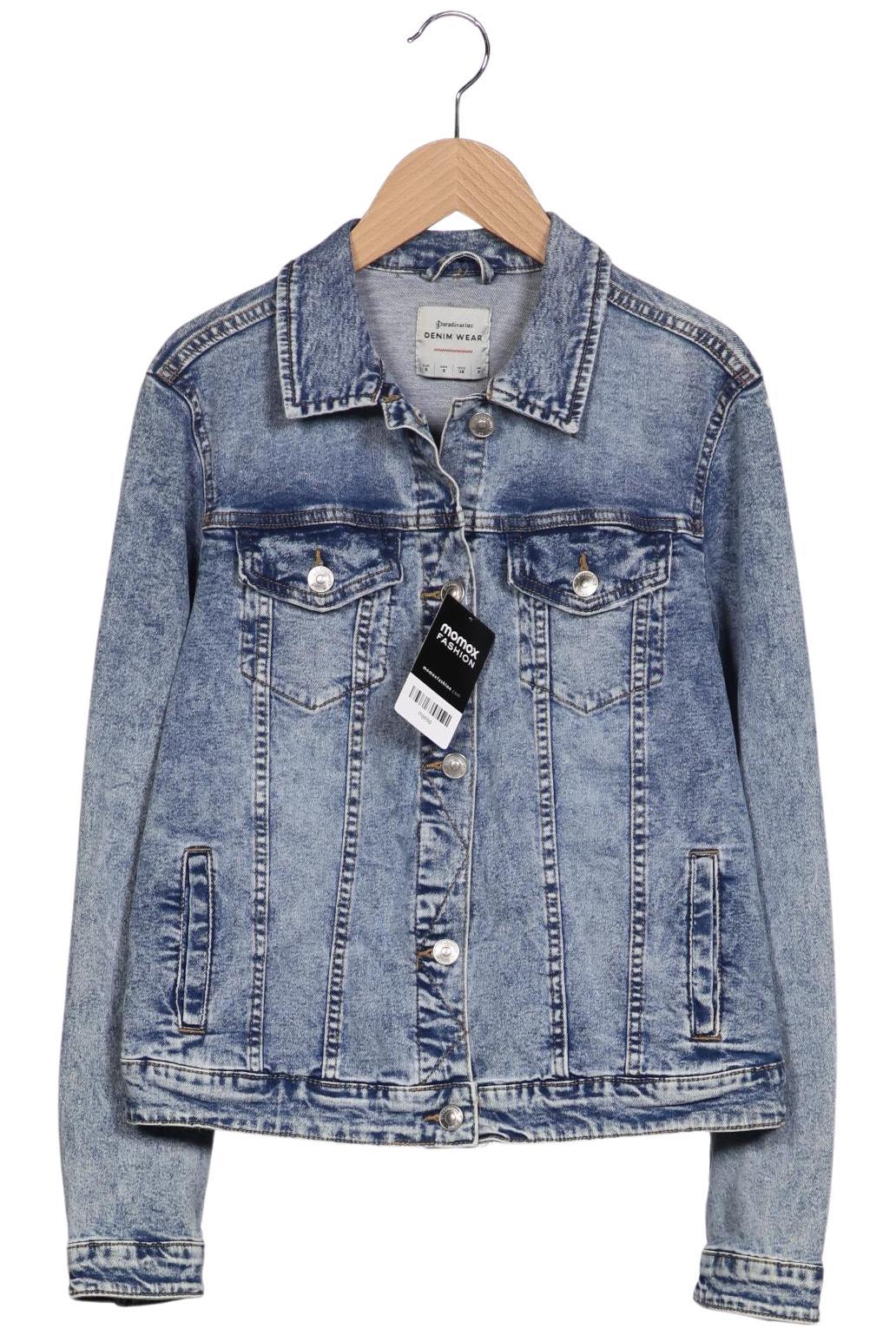 

Stradivarius Damen Jacke, hellblau, Gr. 36