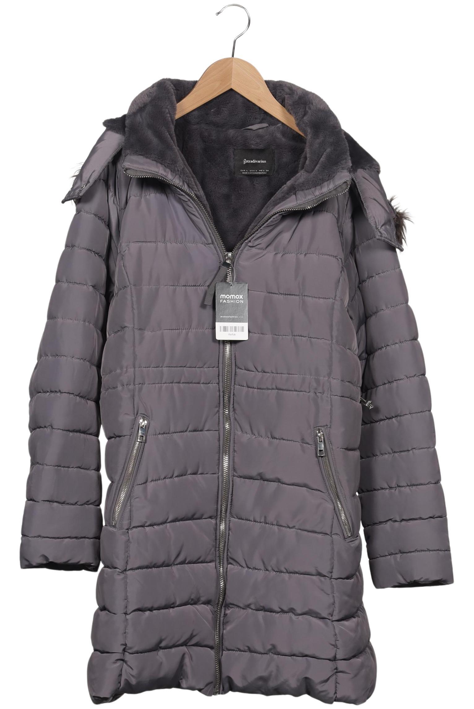 

Stradivarius Damen Jacke, grau, Gr. 42