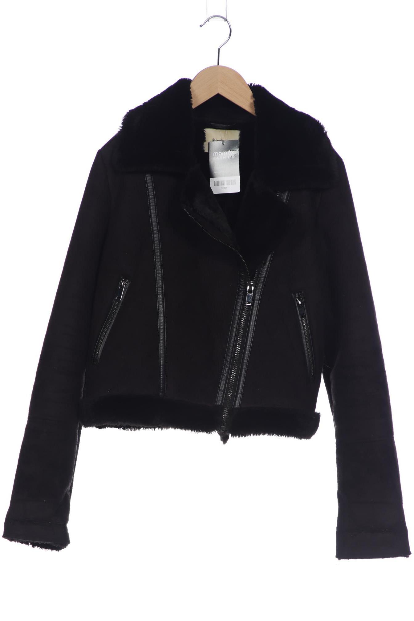 

Stradivarius Damen Jacke, schwarz, Gr. 36