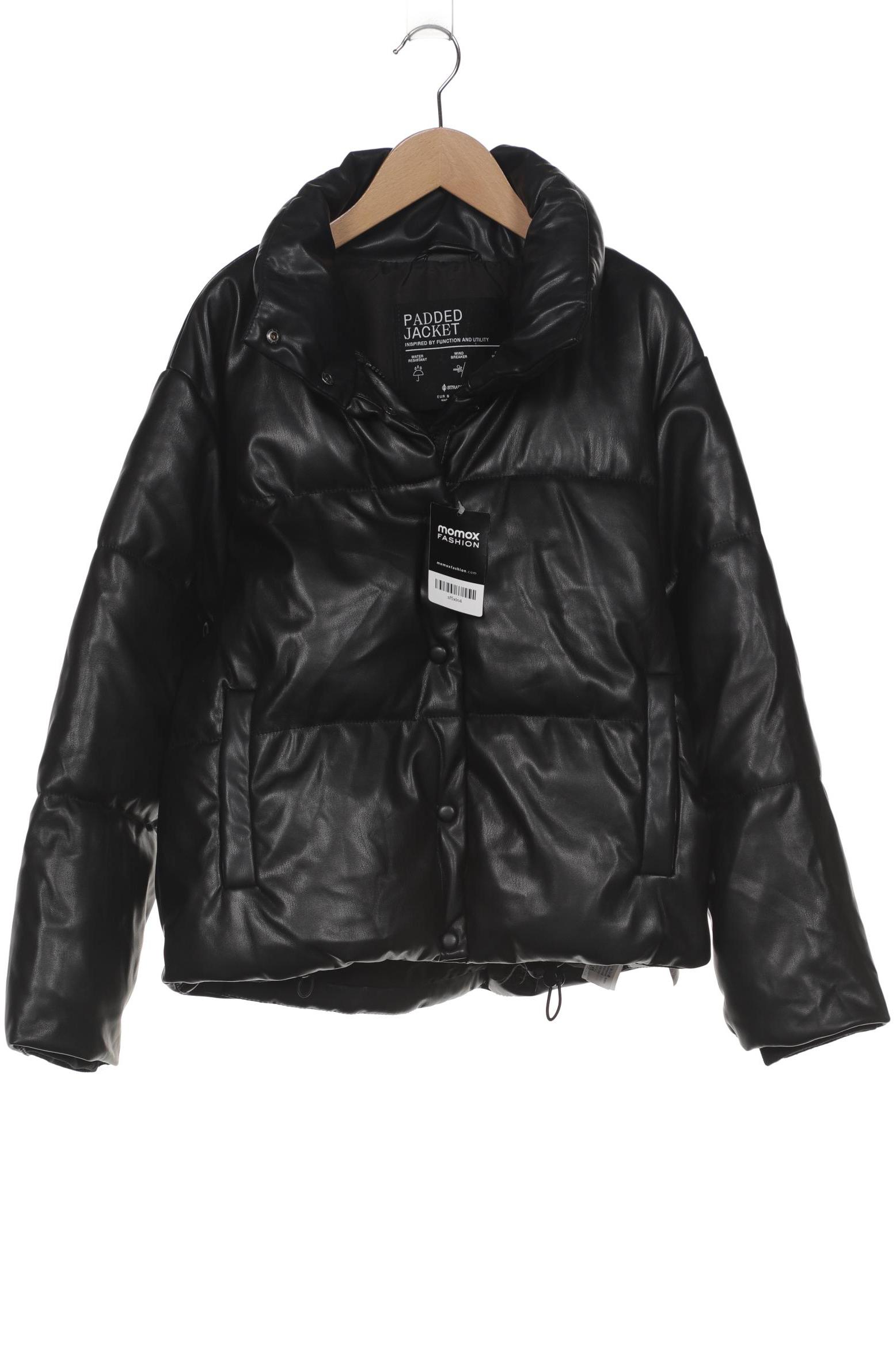 

Stradivarius Damen Jacke, schwarz, Gr. 36